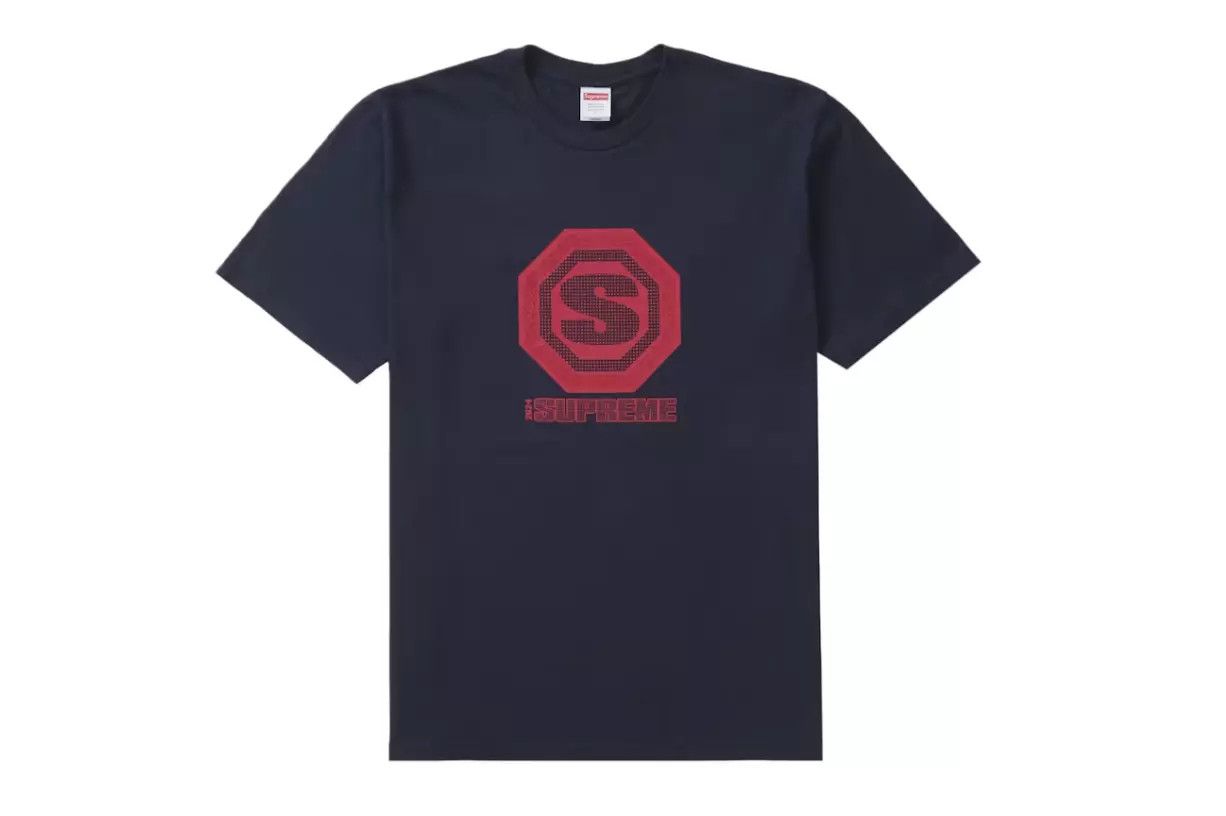Supreme Supreme Blockbuster Tee Navy Size L Size US L / EU 52-54 / 3 - 1 Thumbnail