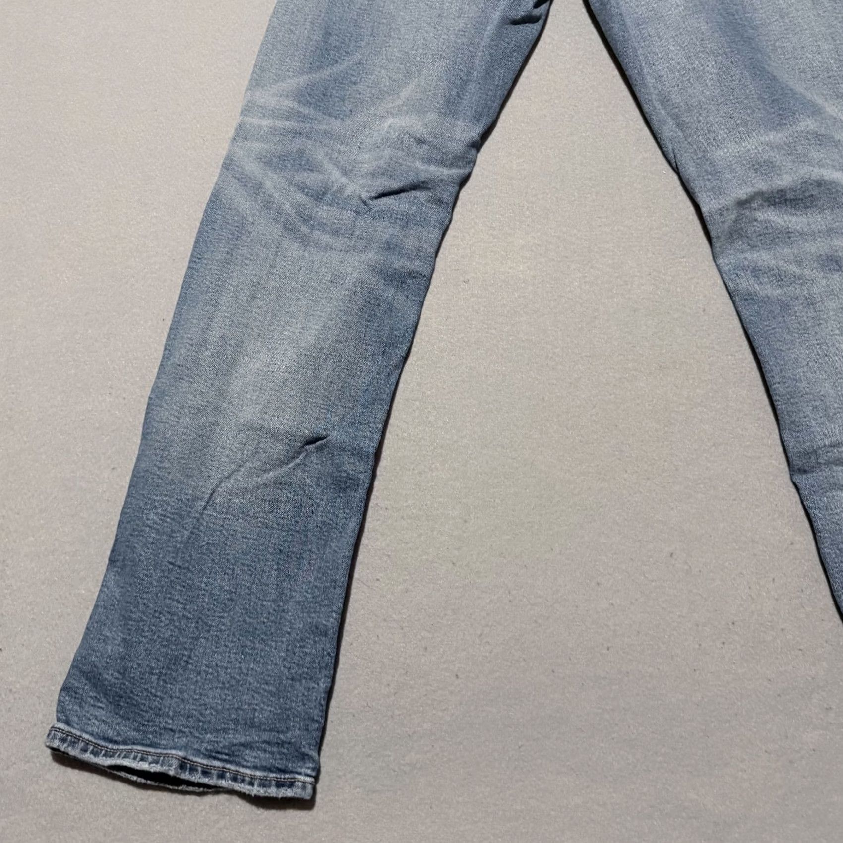 American Eagle Outfitters American Eagle Jeans Women Blue Denim Distress Stretch Mid Rise 00 Size 24" / US 00 / IT 34 - 7 Thumbnail
