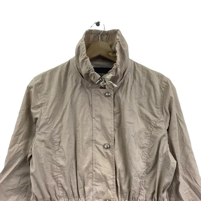 Kansai Yamamoto Vtg 90’ KANSAI YAMAMOTO BIS Collection Beige Parka Trench Size L / US 10 / IT 46 - 2 Thumbnail