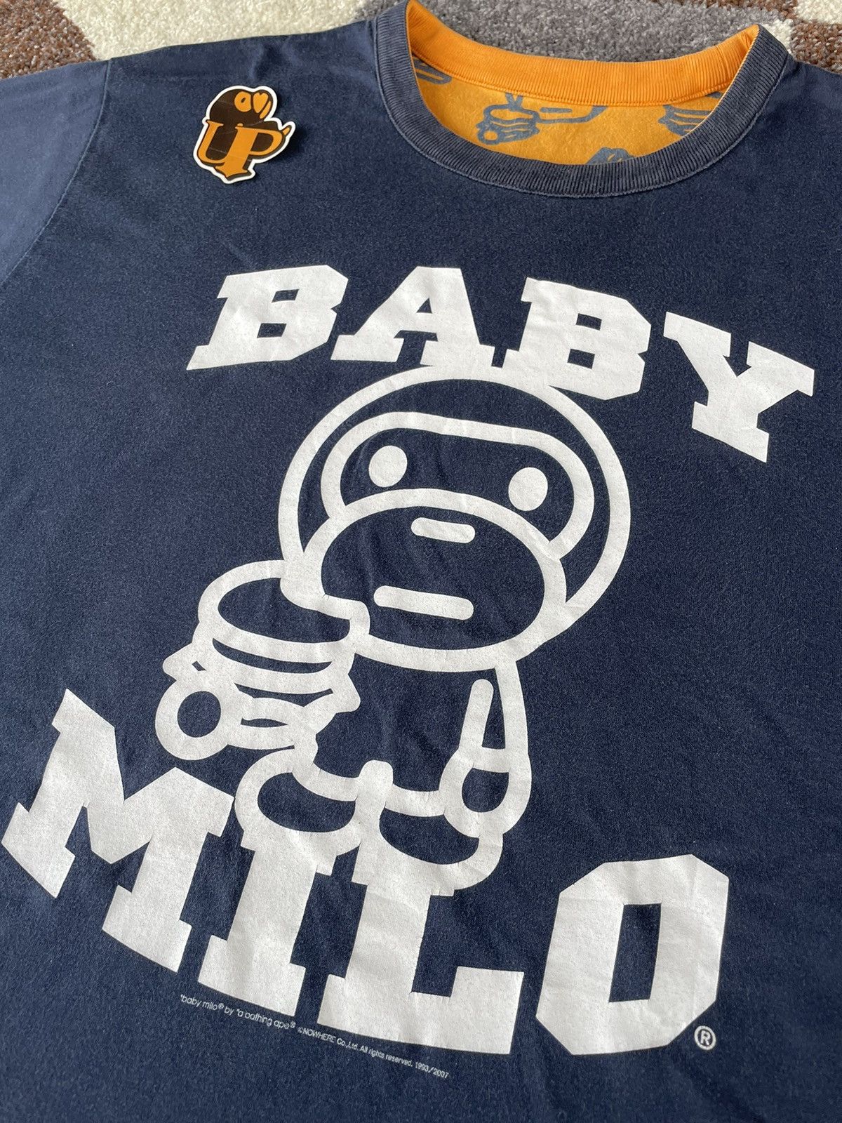 Bape OG Bape Baby Milo Junk Food Reversible Tee Size US L / EU 52-54 / 3 - 6 Thumbnail