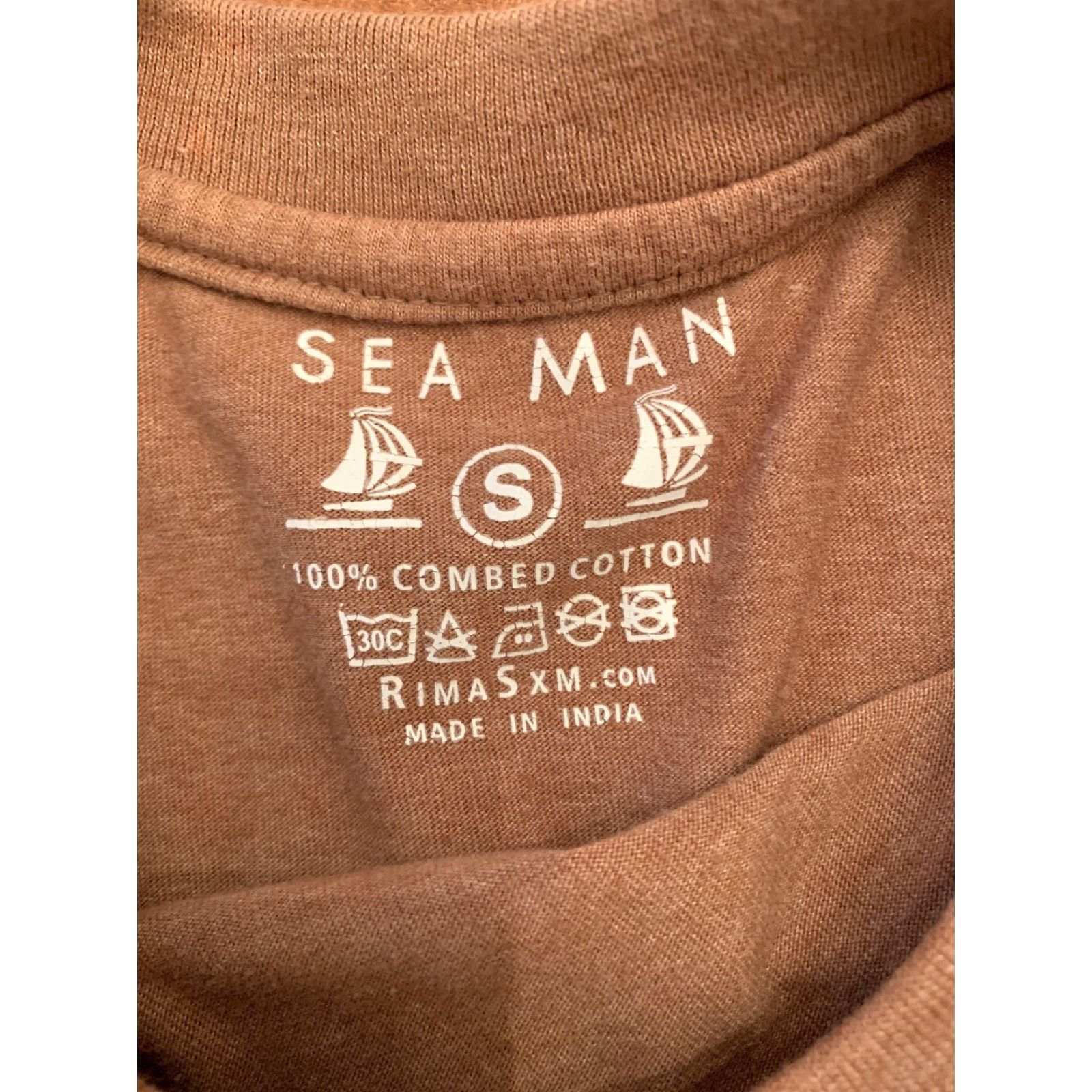 Vintage VINTAGE Small Sea Women's "St. Kitts" Short Sleeve T-Shirt Combed Cotton Tee Tshirt Size S / US 4 / IT 40 - 5 Thumbnail
