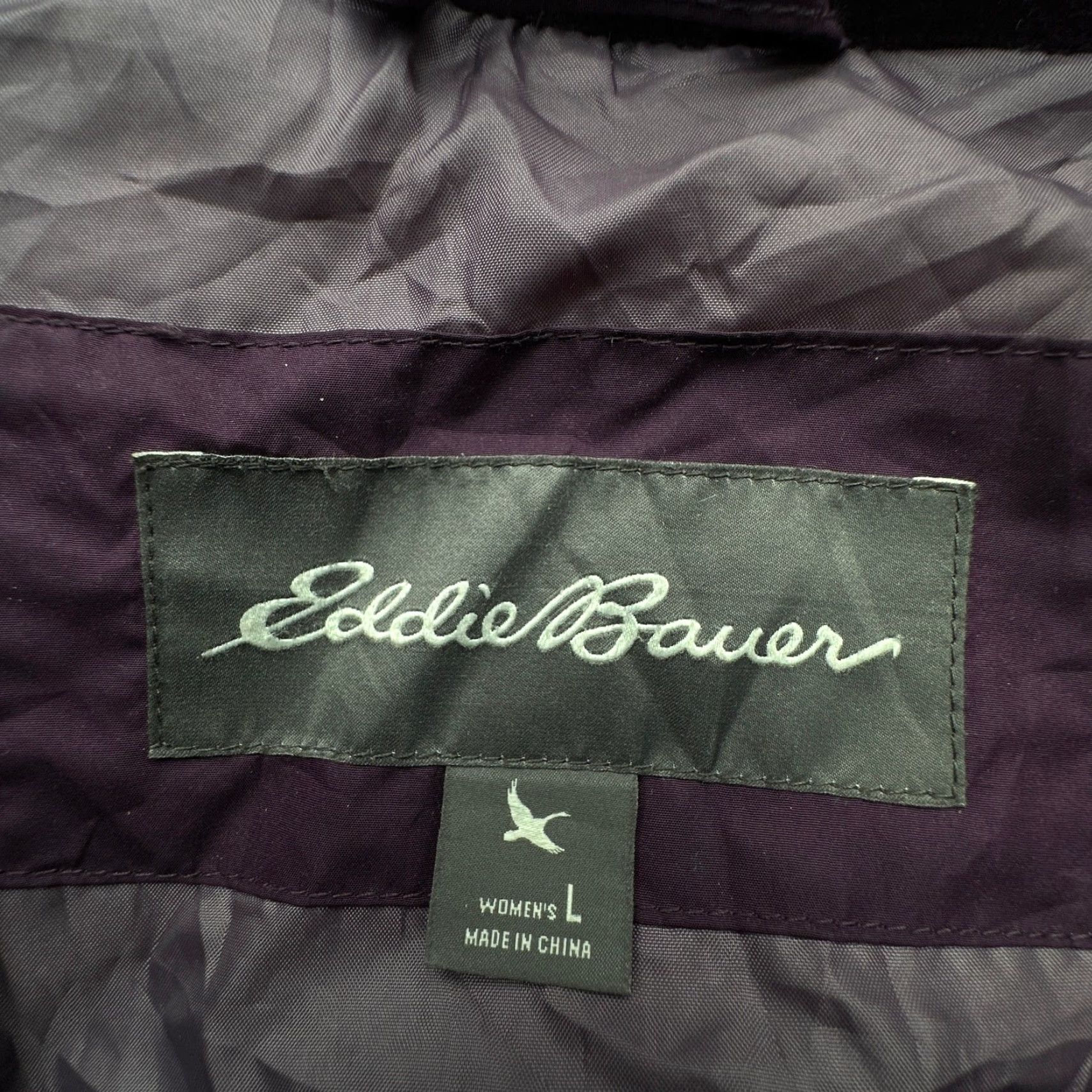 Eddie Bauer Eddie Bauer Sun Valley Goose Down Parka Jacket Women L 650 Fill Fur Hood Parka Coat Long Purple Womens Size L / US 10 / IT 46 - 2 Thumbnail