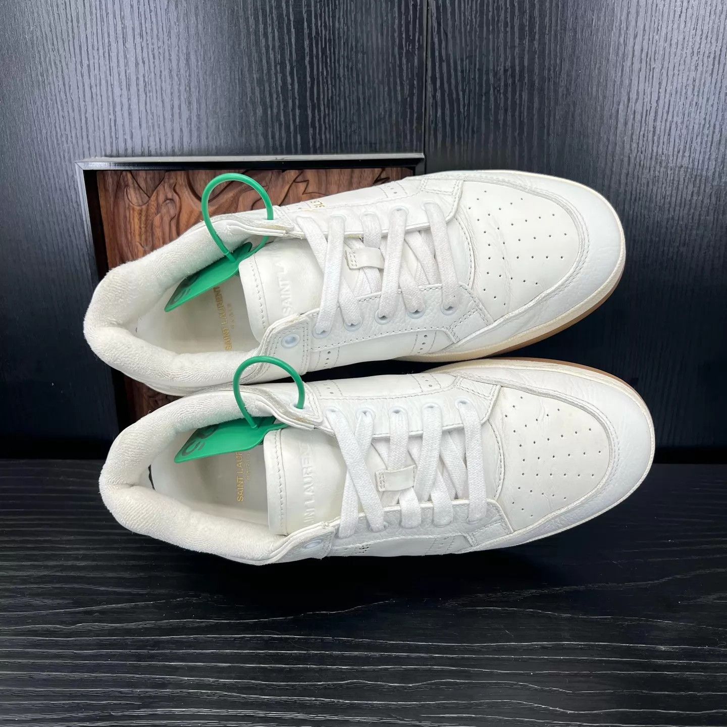 Yves Saint Laurent YSL SL/61 White 42 Like New With Box & Accs Size US 9 / EU 42 - 6 Thumbnail