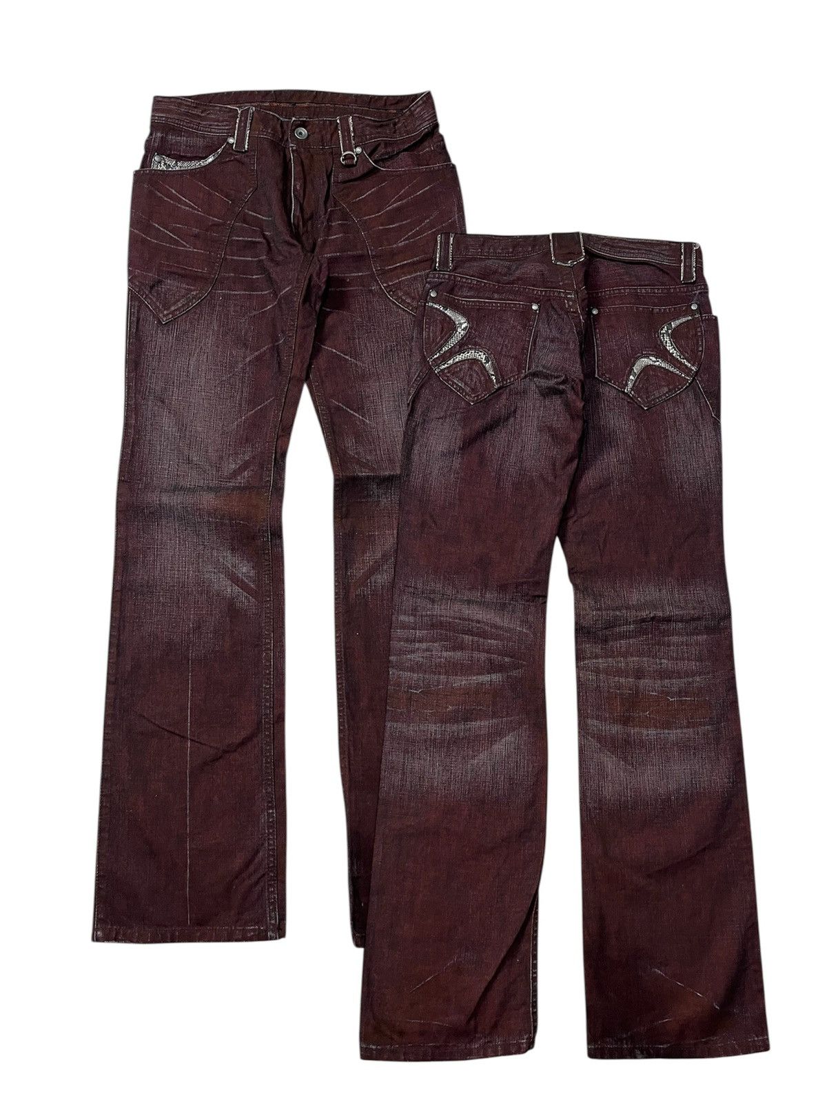 Nicole Club Nicole Club For Men Python Leather Size US 30 / EU 46 - 1 Thumbnail