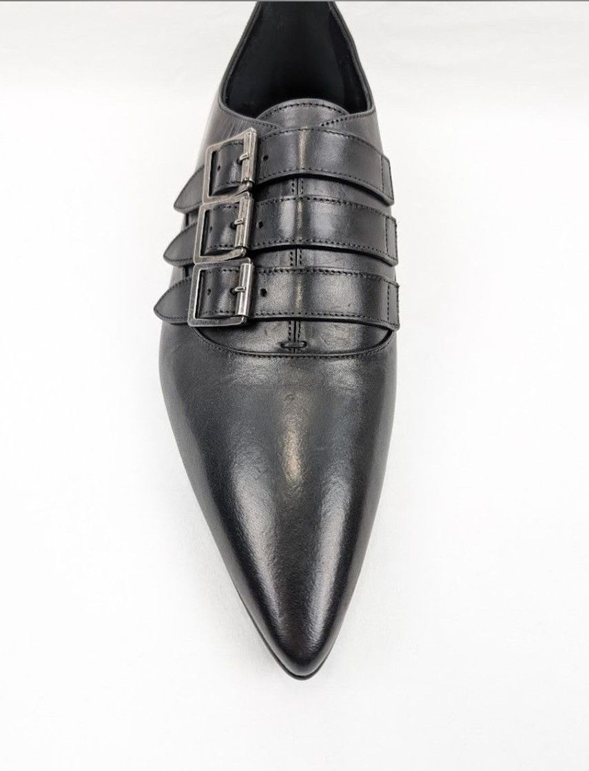 Saint Laurent Paris oc11z10524 Monkstraps in Leather in Black Size US 11 / EU 44 - 3 Thumbnail
