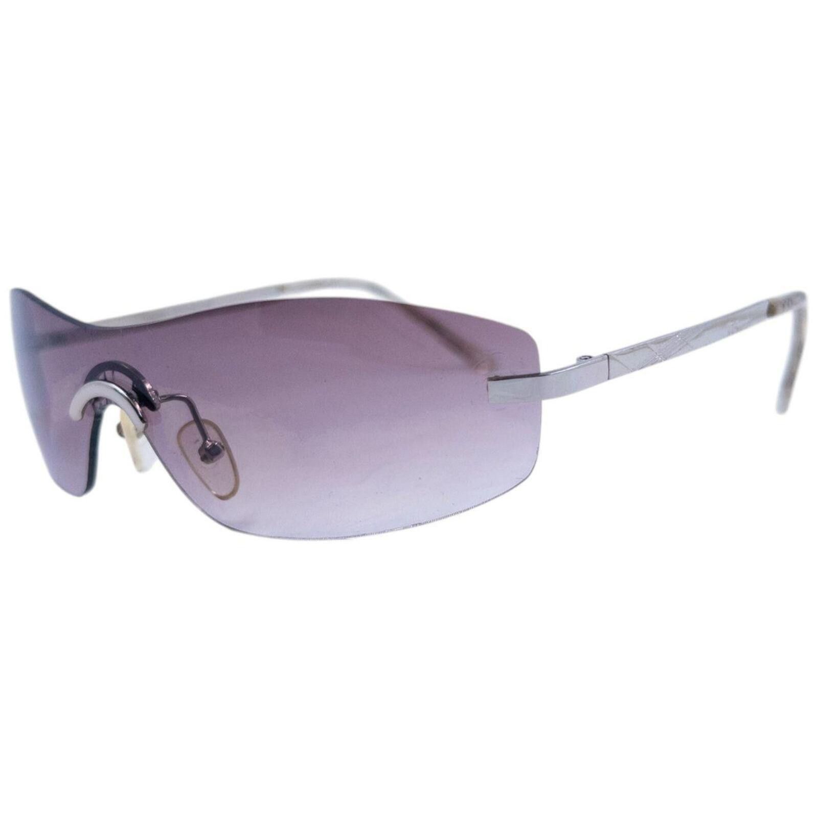Burberry Vintage 2000s Burberry Nova Check Rimless Sunglasses Size ONE SIZE - 1 Thumbnail