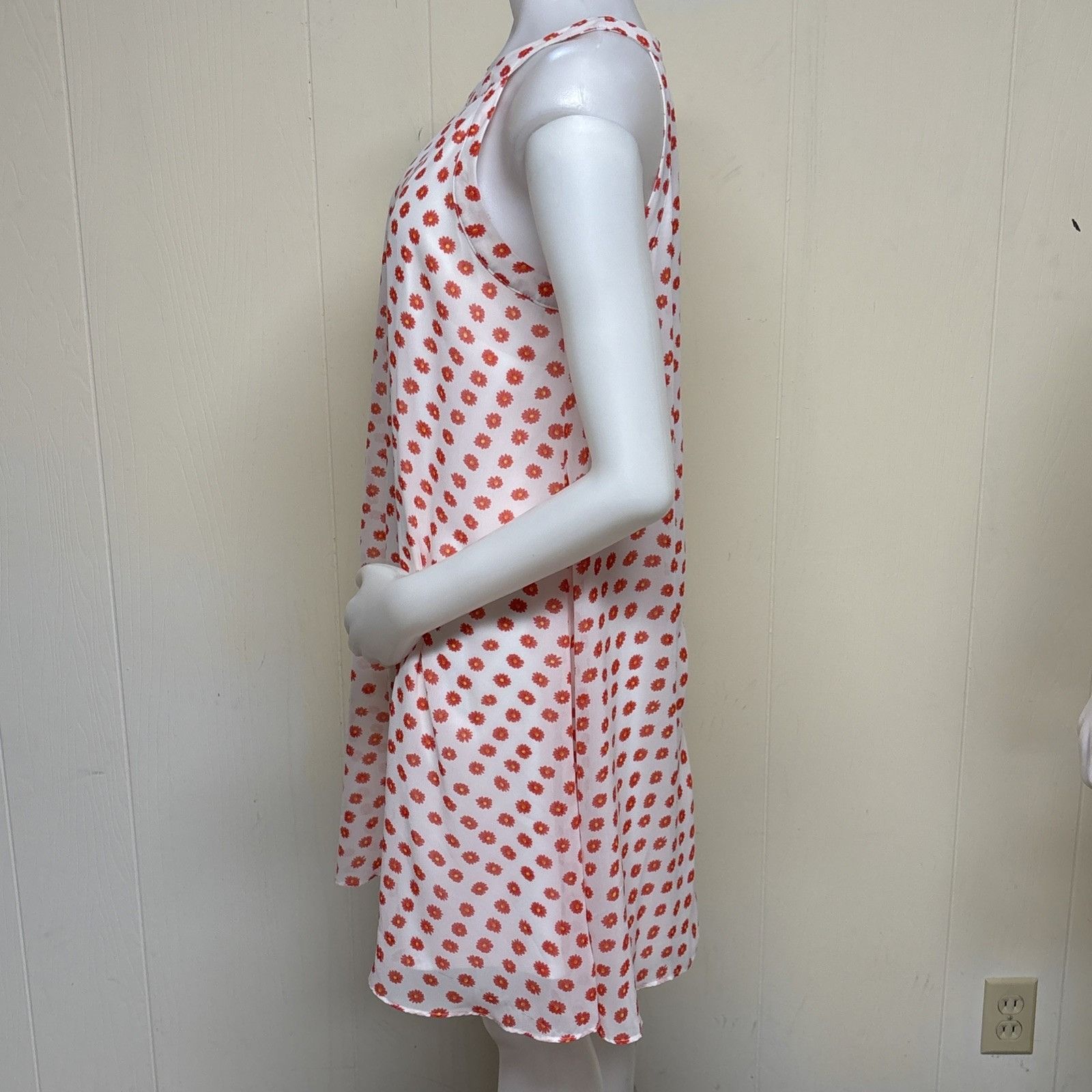 Betsey Johnson Y2K Betsey Johnson Halter Dress Womens 8 Coral Daisy Print S Size M / US 6-8 / IT 42-44 - 2 Thumbnail