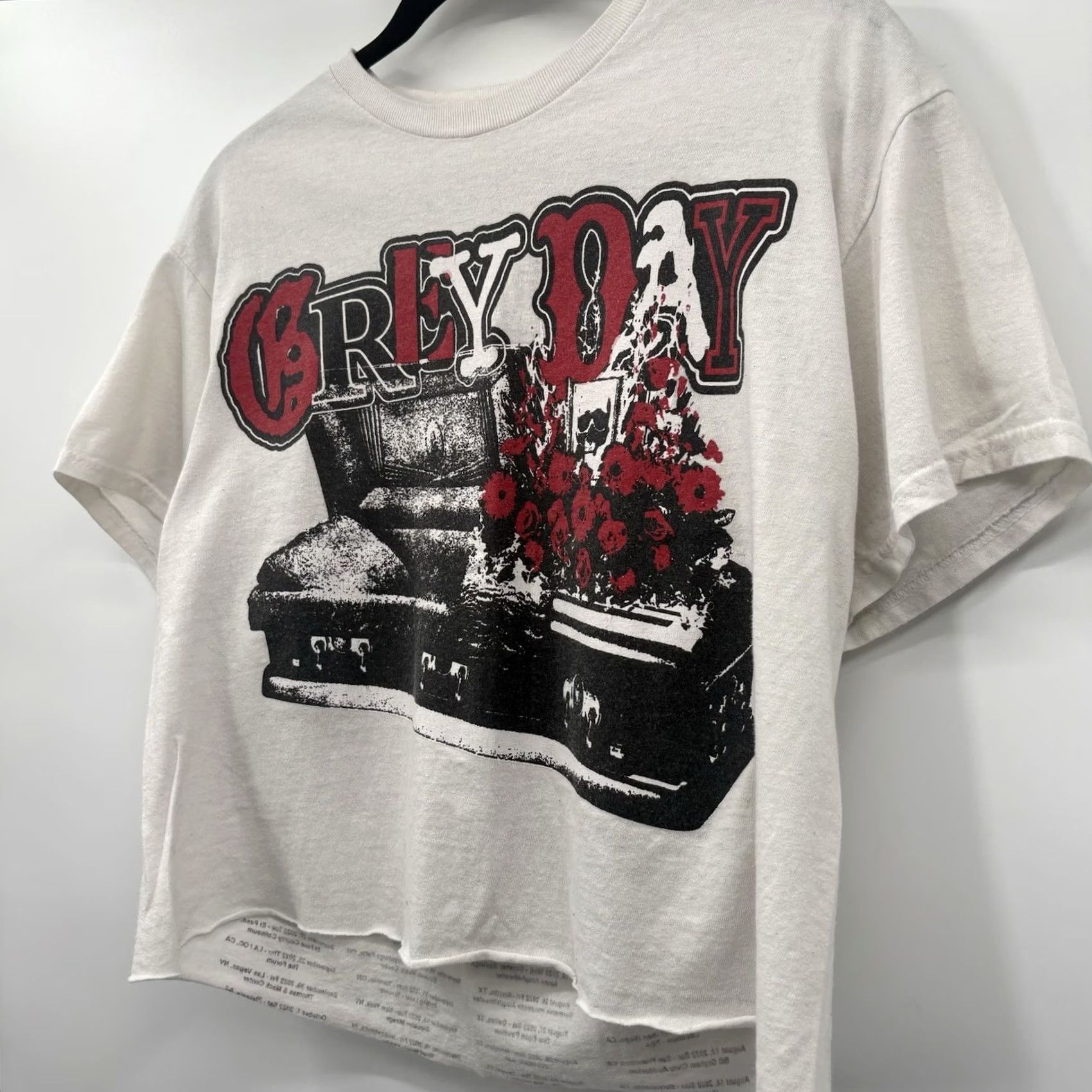 Vintage Suicide Boys Shirt Adult Medium White Band Music Grey Day Casket Third Tour To Hell Mens, Men's — image 2 of 6