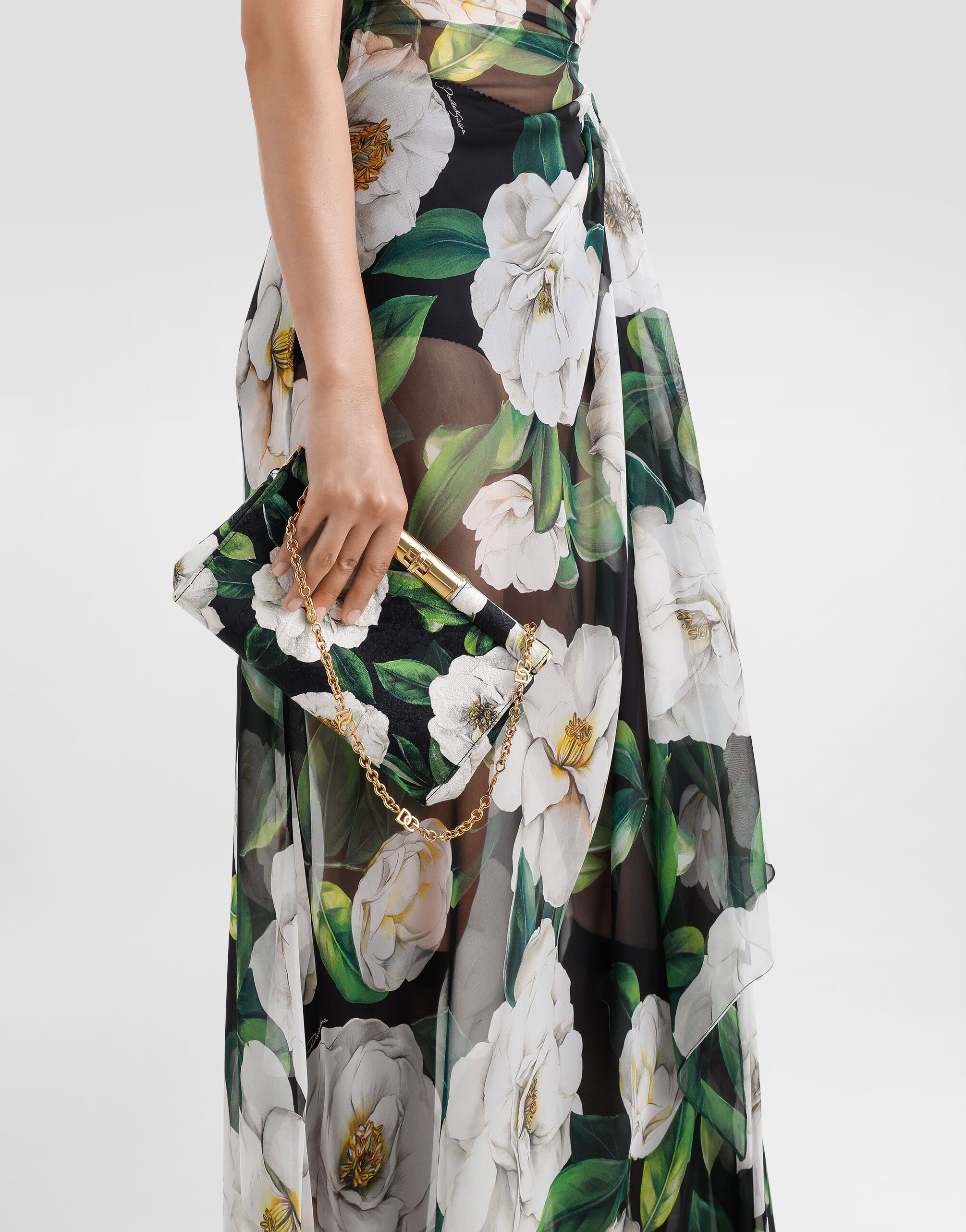 Dolce & Gabbana os11x1225 Size: OS / Marlene Floral Brocade Clutch Size ONE SIZE - 6 Thumbnail