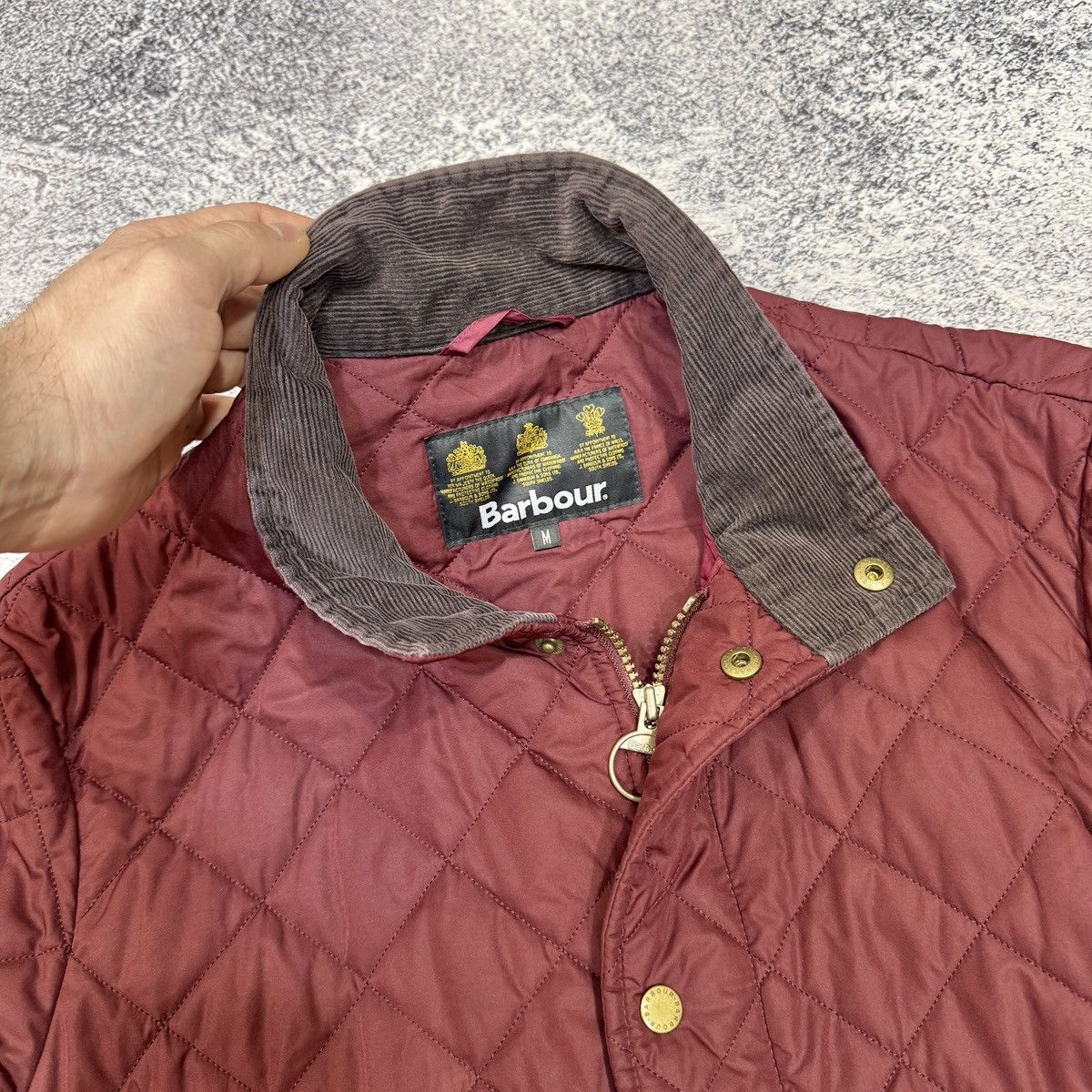 Barbour Barbour Chelsea Sportsquilt Burgundy M size Size US M / EU 48-50 / 2 - 6 Thumbnail