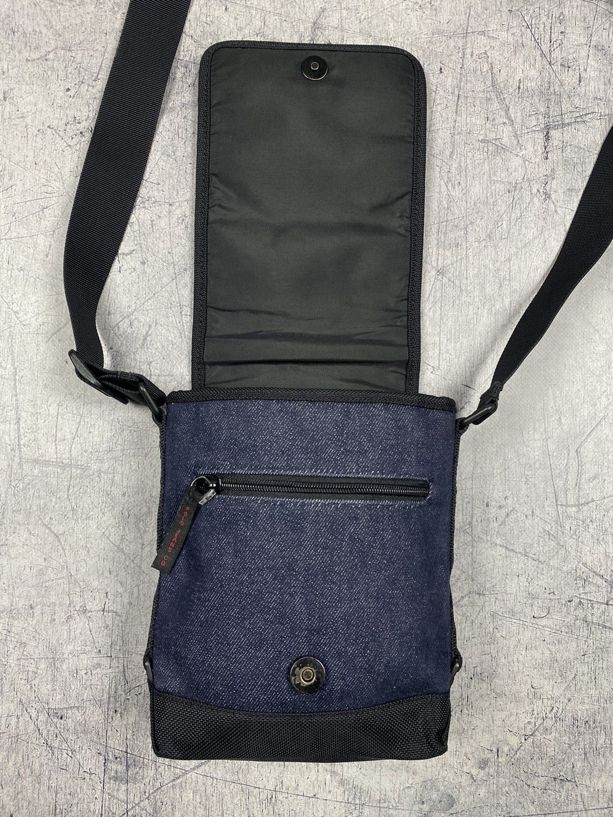 Lauren Ralph Lauren × Polo Ralph Lauren × Vintage Vintage Polo Ralph Lauren Jeans Co. Messenger Bag y2k Size ONE SIZE - 10 Thumbnail