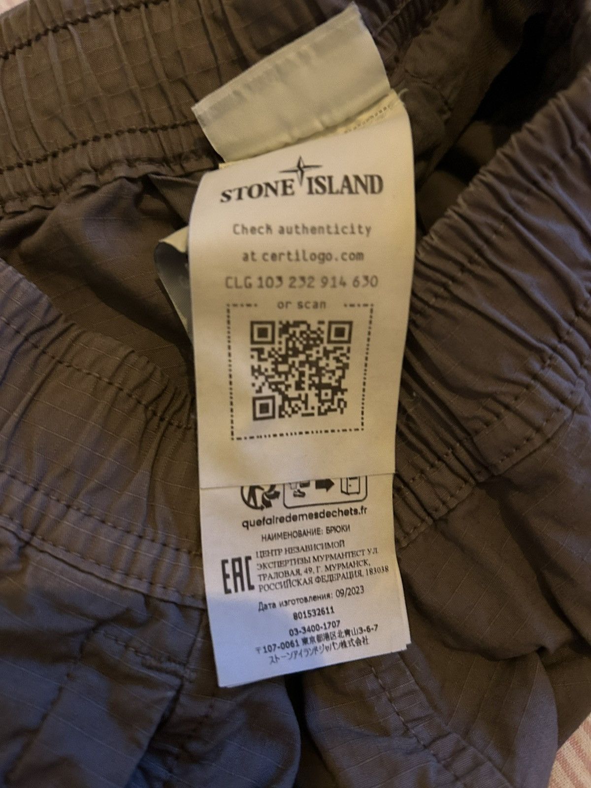 Stone Island Stone Island Grey Cargo Ripstop Size US 31 - 3 Thumbnail