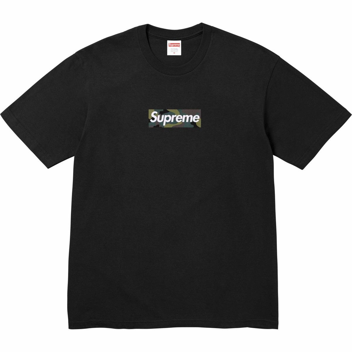 Supreme Supreme Camo Box Logo Tee Black XL FW23 Size US XL / EU 56 / 4 - 1 Thumbnail