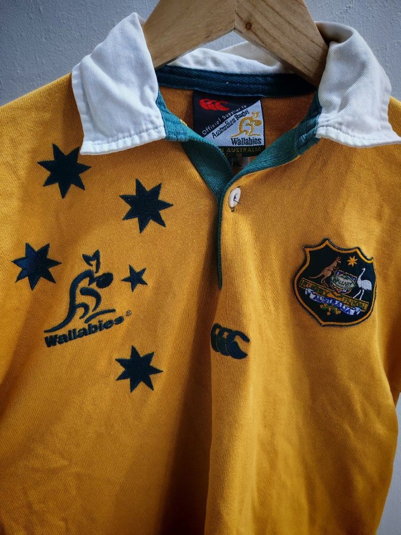 Canterbury of New Zealand × Man Made In Australia × Vintage Vintage Canterbury wallabies Australia Rugby jersey Size US S / EU 44-46 / 1 - 3 Thumbnail