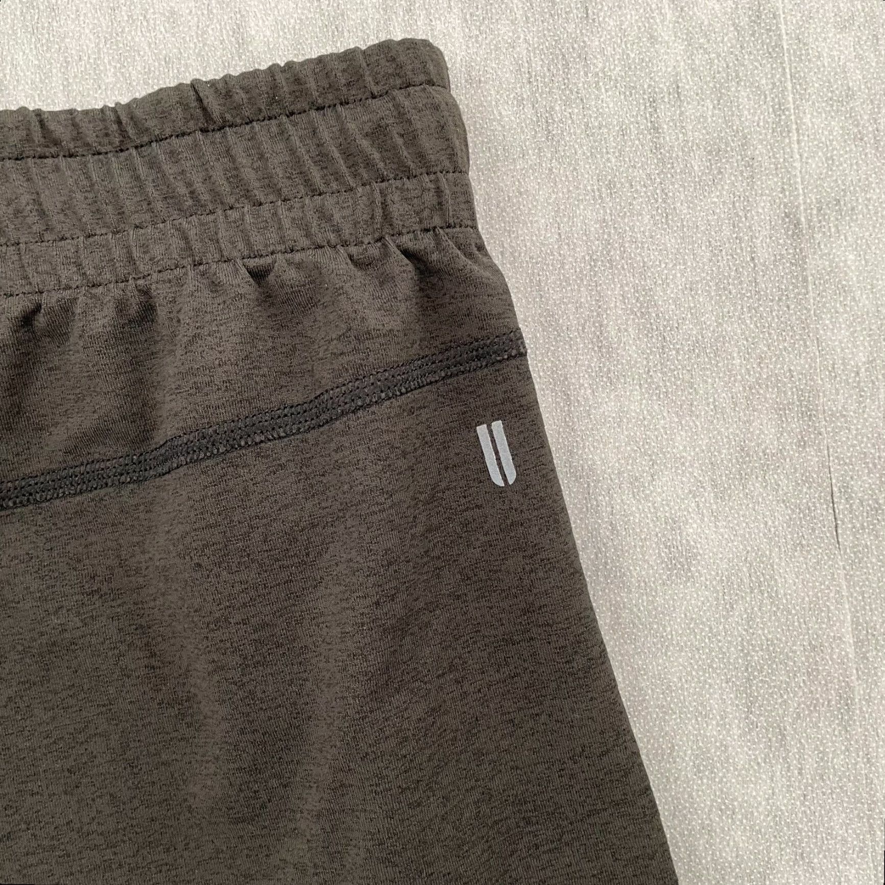 Vintage NoBull Athletic Shorts Mens XL Gray Drawstring Zipper Pockets Stretch Activewear Size US 36 / EU 52 - 4 Thumbnail