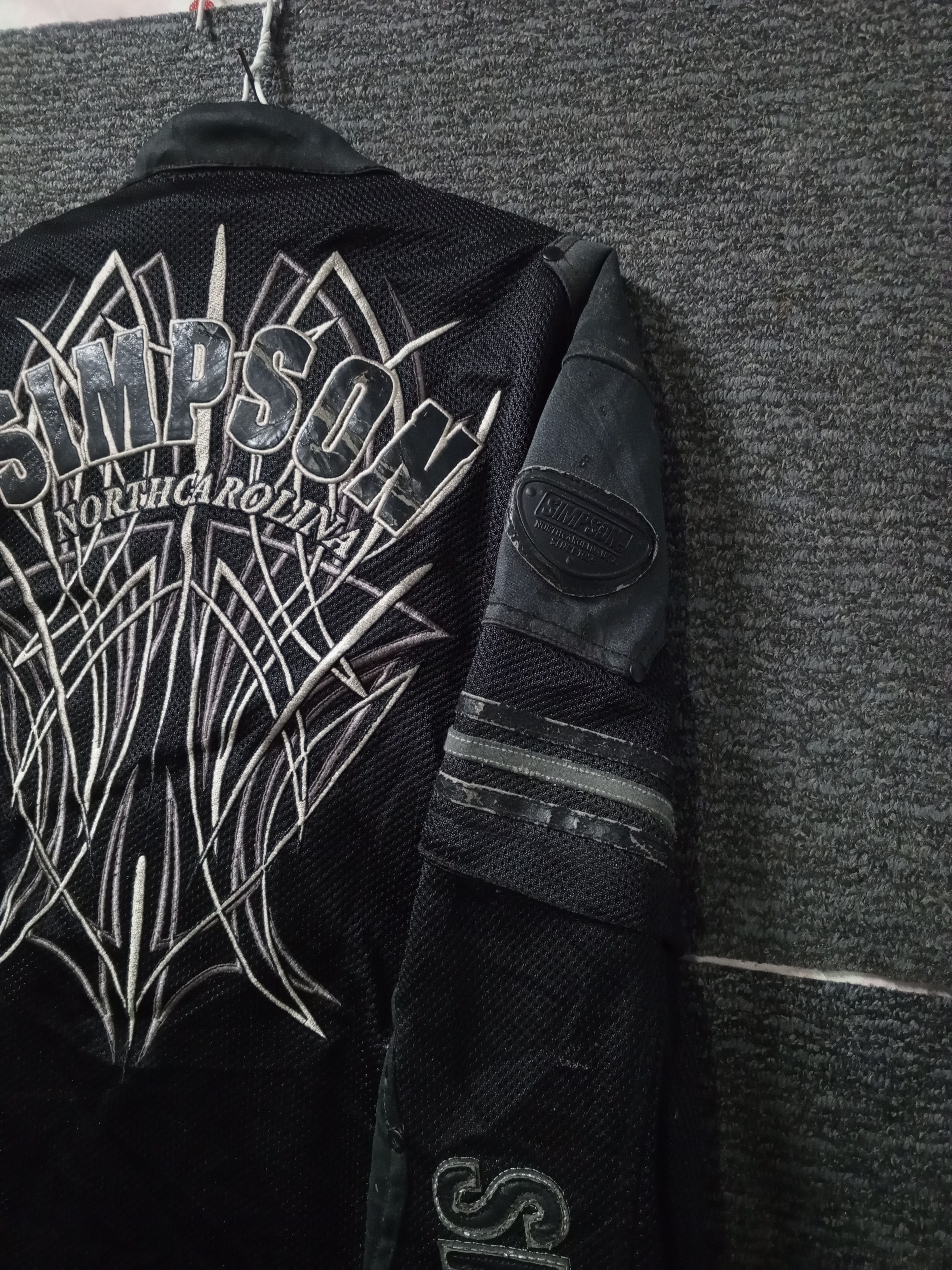 Other SIMPSON RACING JACKET MOTORCYCLE RARE Size US L / EU 52-54 / 3 - 7 Thumbnail