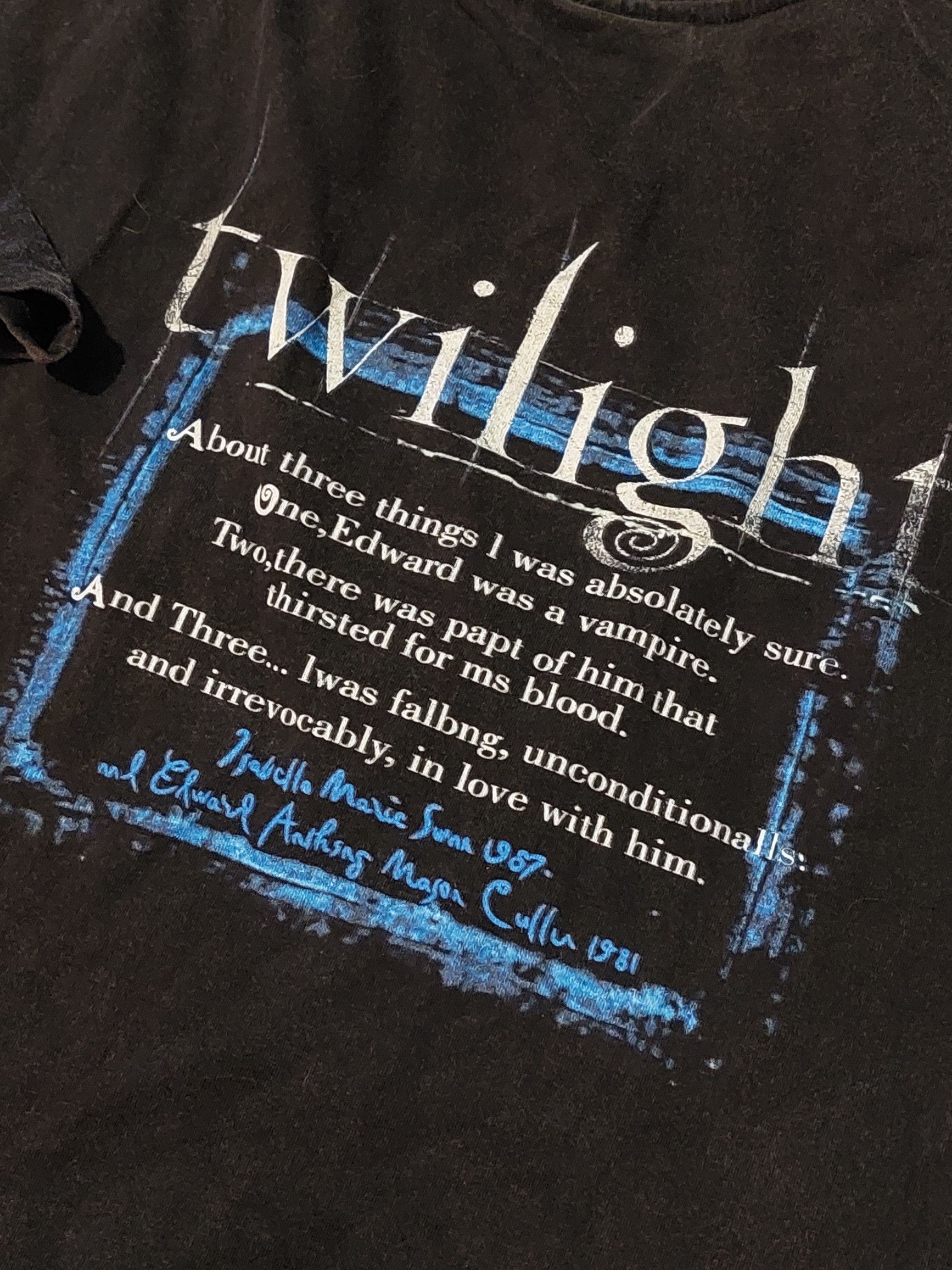 Vintage Twilight tee Size US L / EU 52-54 / 3 - 4 Thumbnail