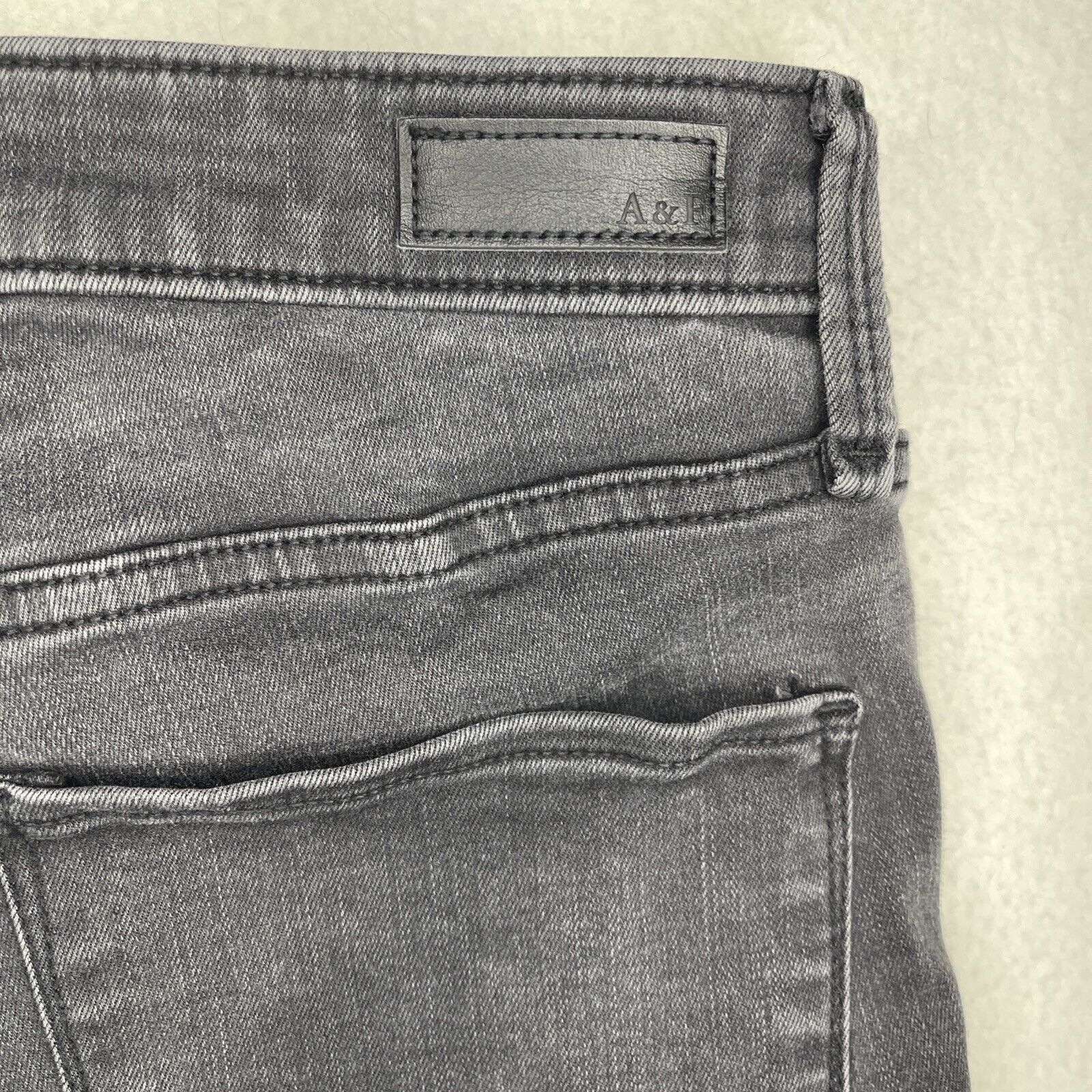 Abercrombie & Fitch Abercrombie & Fitch Simone Jeans Women Sz 29/8S Black Size 29" - 5 Thumbnail
