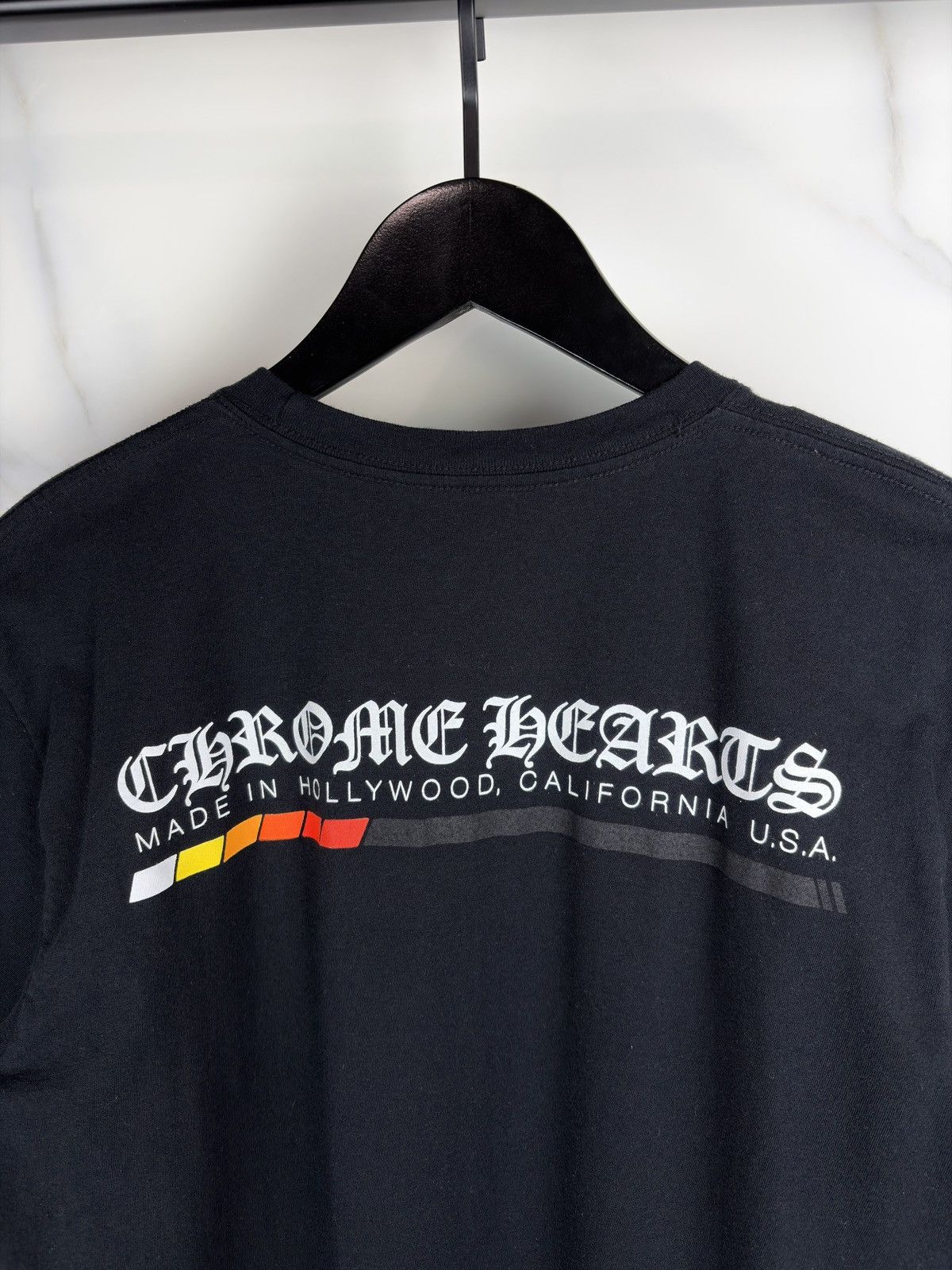 Chrome Hearts Chrome Hearts Boost Logo Made In Hollywood Pocket Tshirt Size US M / EU 48-50 / 2 - 3 Thumbnail