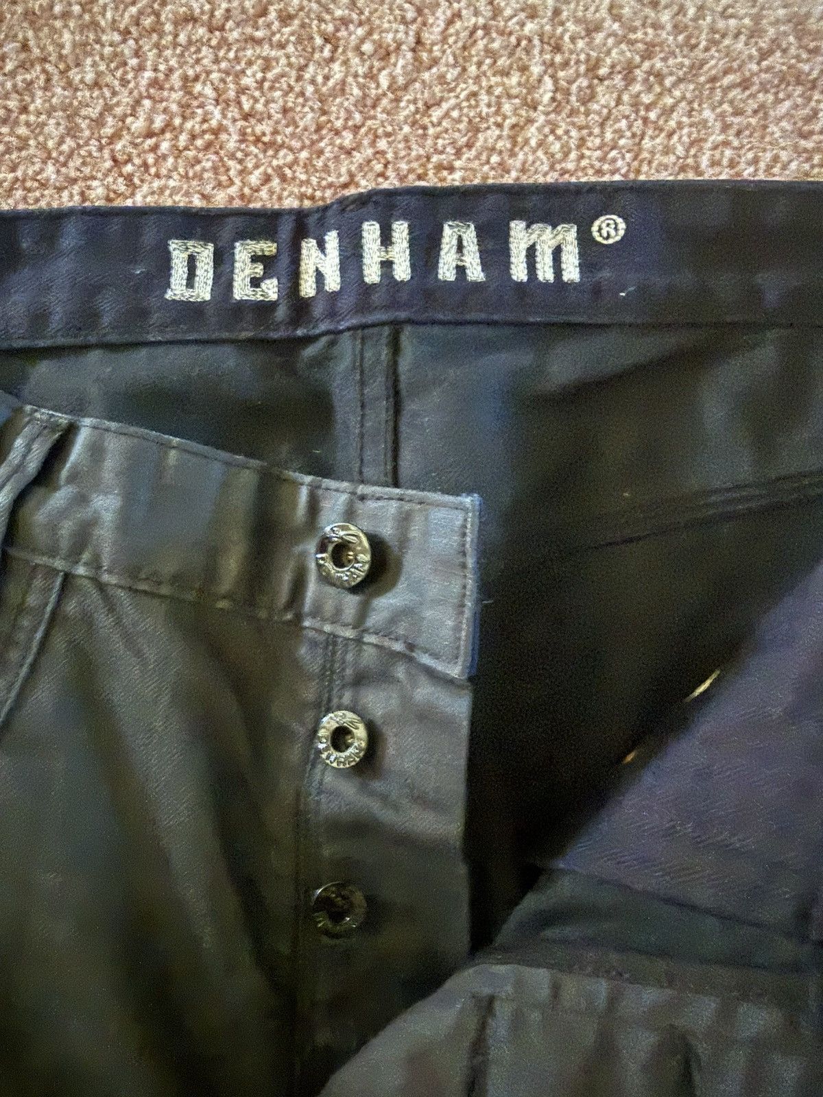 DENHAM DENHAM waxed denim jeans in black Size US 32 / EU 48 - 7 Thumbnail