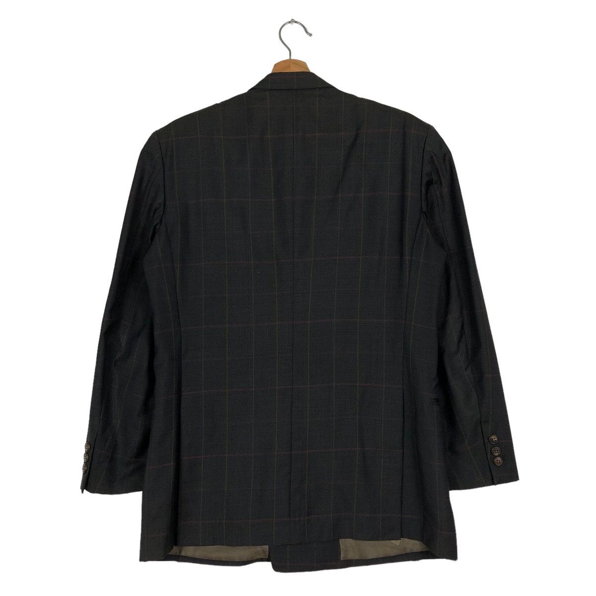 Japanese Brand 🔥Rich Black - Double Breast Coats Jacket Lanvin Paris Size US M / EU 48-50 / 2 - 8 Thumbnail