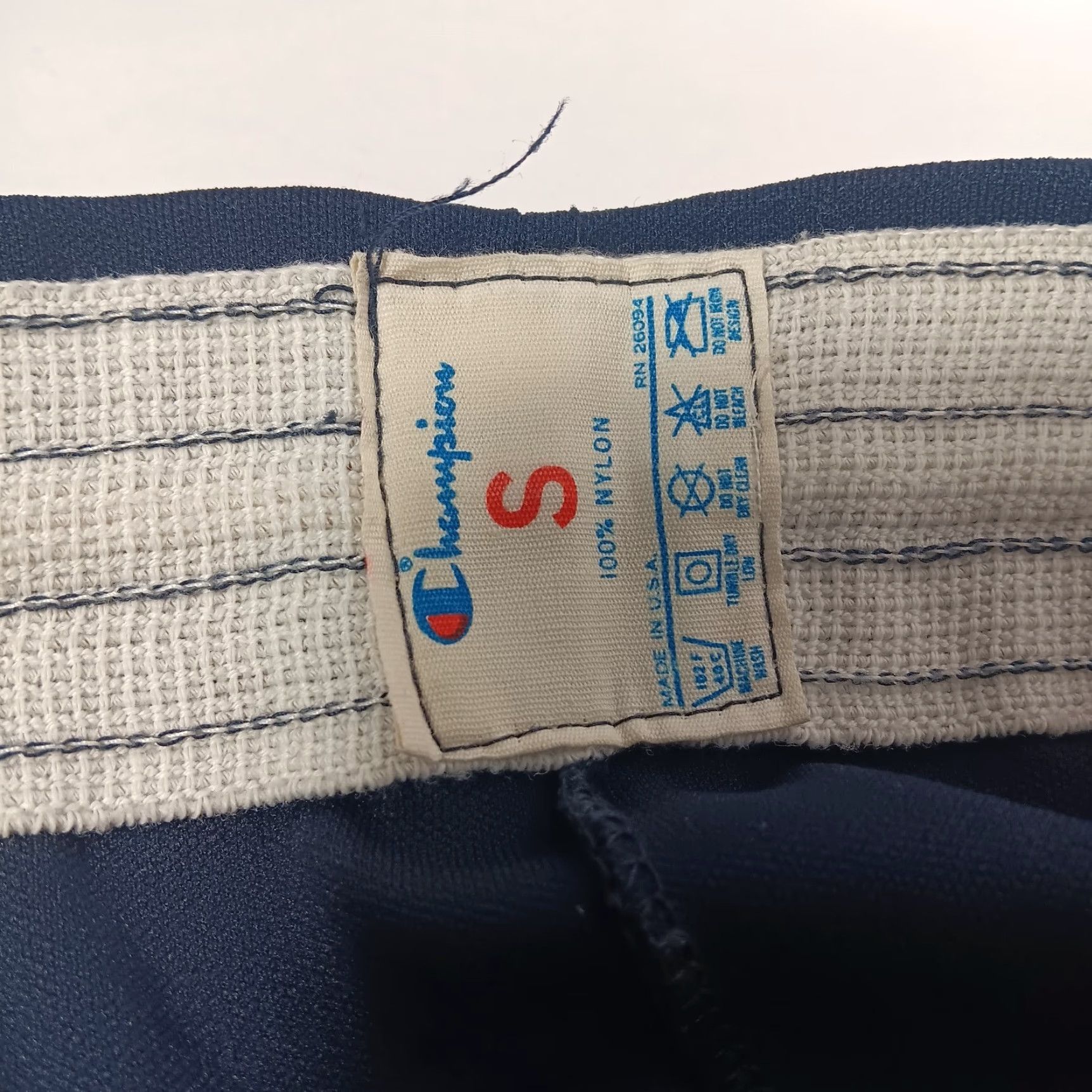 Champion VINTAGE Champion Pants Men S Blue Nylon Track Zip Side Stripe Vintage Track Pants Mens Size US 29 - 6 Thumbnail