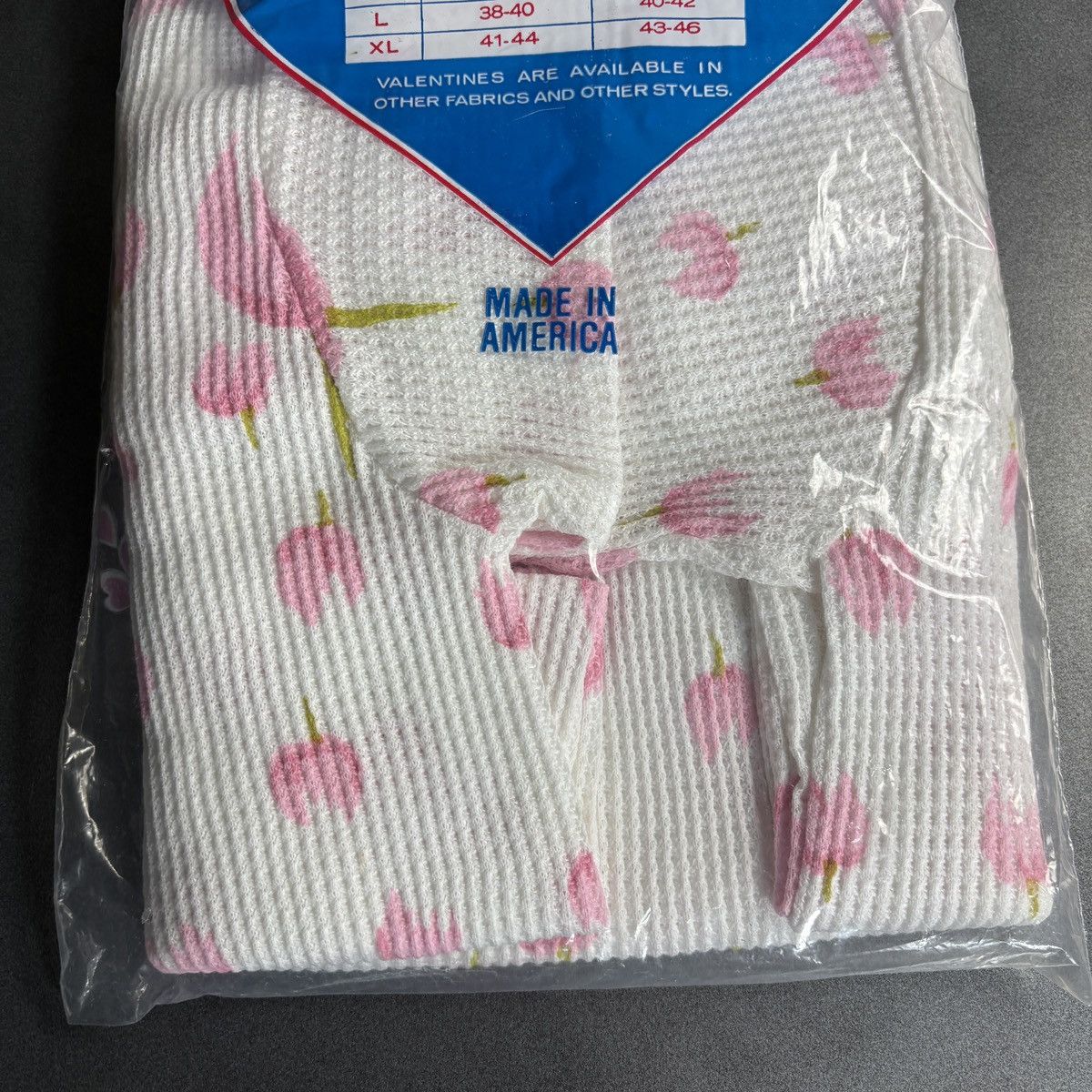 JCPenney × Sears × Vintage Deadstock 1970s Thermal Longsleeve Vintage Valentines Floral Size M / US 6-8 / IT 42-44 - 7 Thumbnail