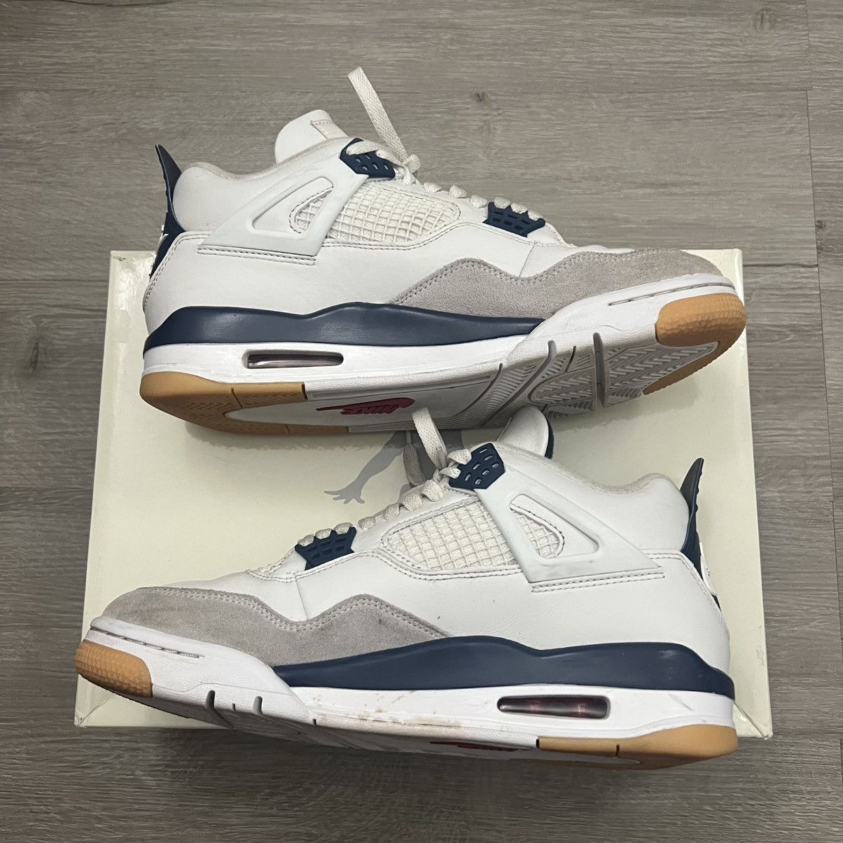 Jordan Brand Nike SB Air Jordan 4 Navy Size US 9.5 / EU 42-43 - 4 Thumbnail