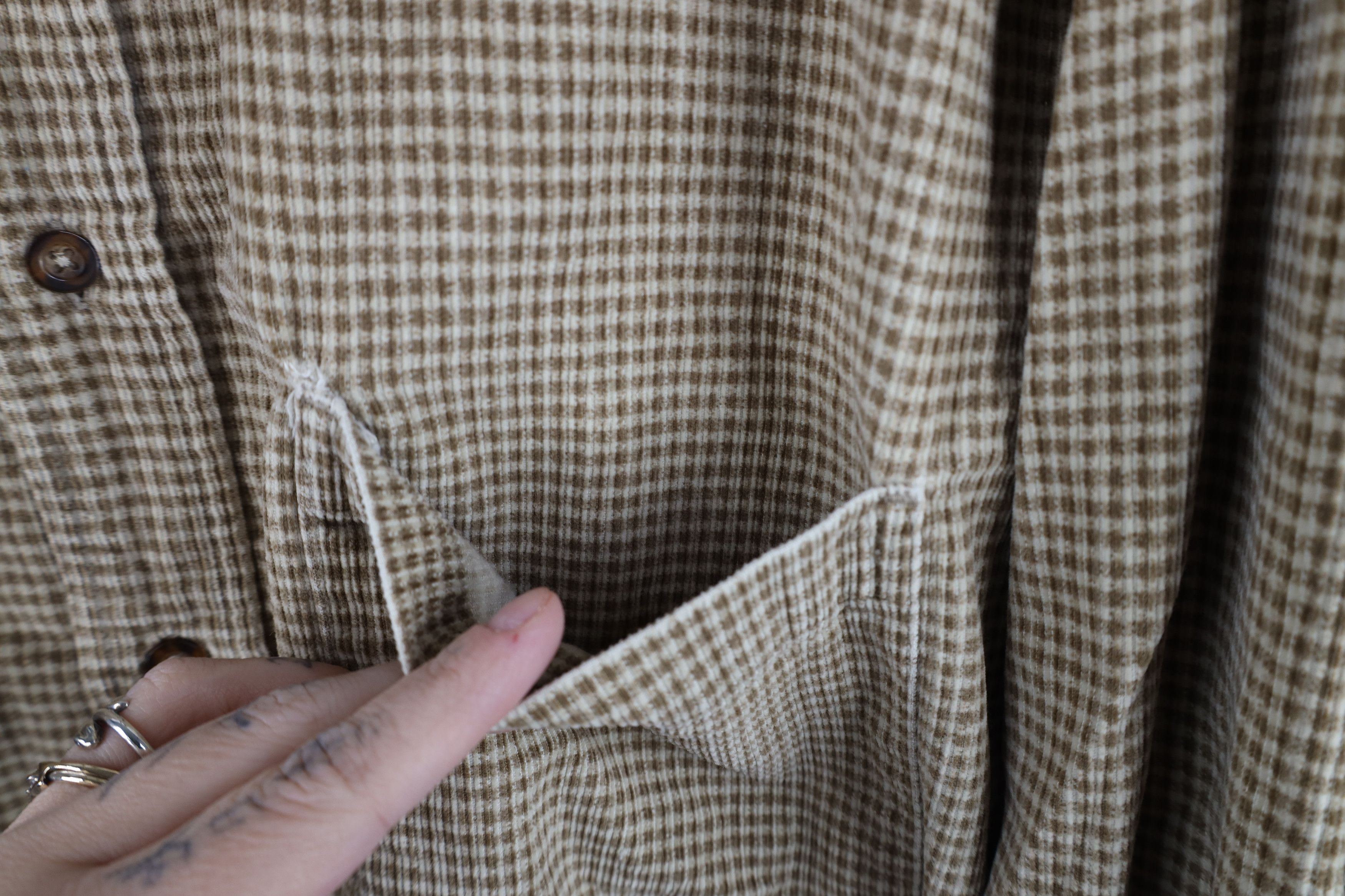 Eddie Bauer Vintage 90s Eddie Bauer Corduroy Collared Button Down Shirt Size US XL / EU 56 / 4 - 5 Thumbnail