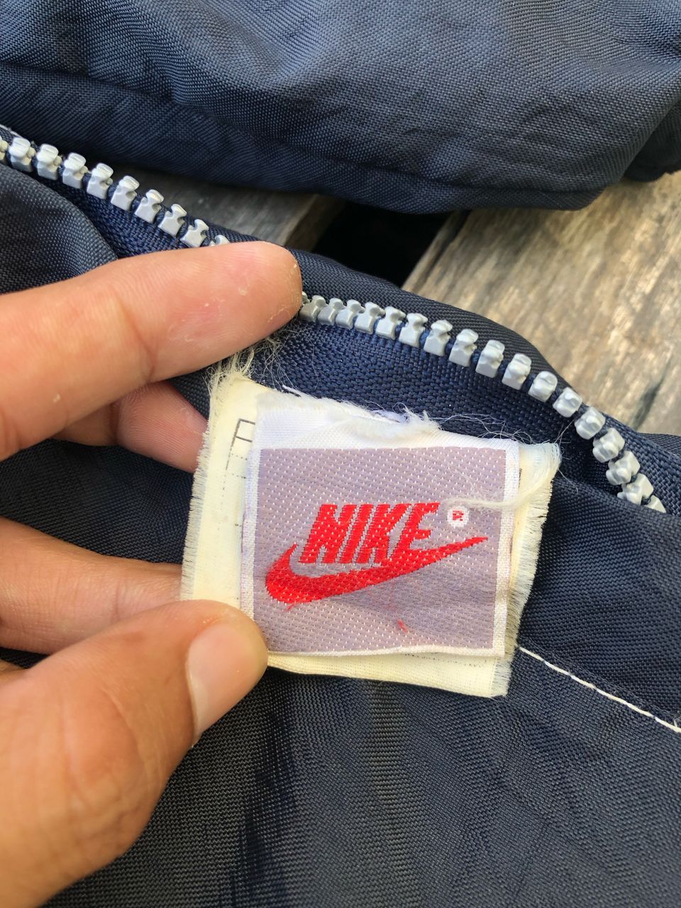 Nike × Vintage Vintage 90s Nike Air Jordan Big Logo Reversible Jacket Size US L / EU 52-54 / 3 - 4 Thumbnail