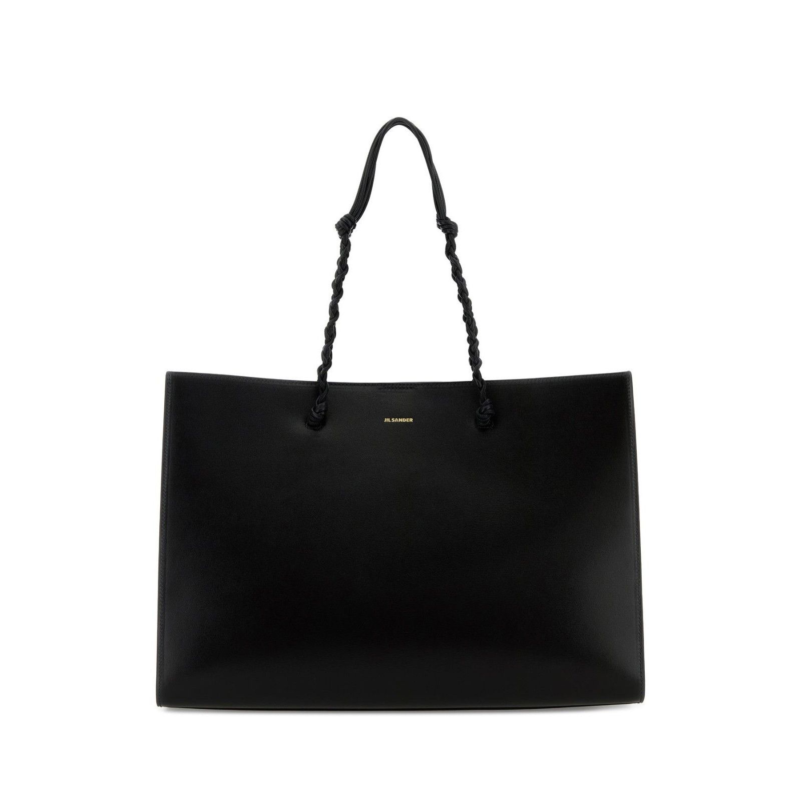 Jil Sander JIL SANDER Tangle Black Leather Tote Bag New And Authentic Size ONE SIZE - 1 Thumbnail