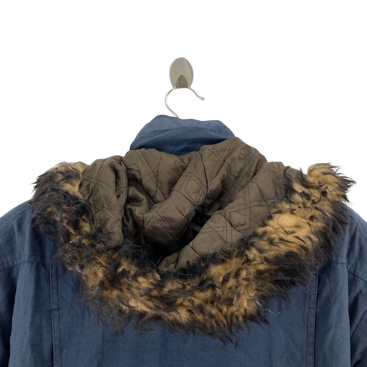 Japanese Brand COURMAYEUR Japan Winter Ski Surf Hooded Short Navy Bomber Size US L / EU 52-54 / 3 - 6 Thumbnail