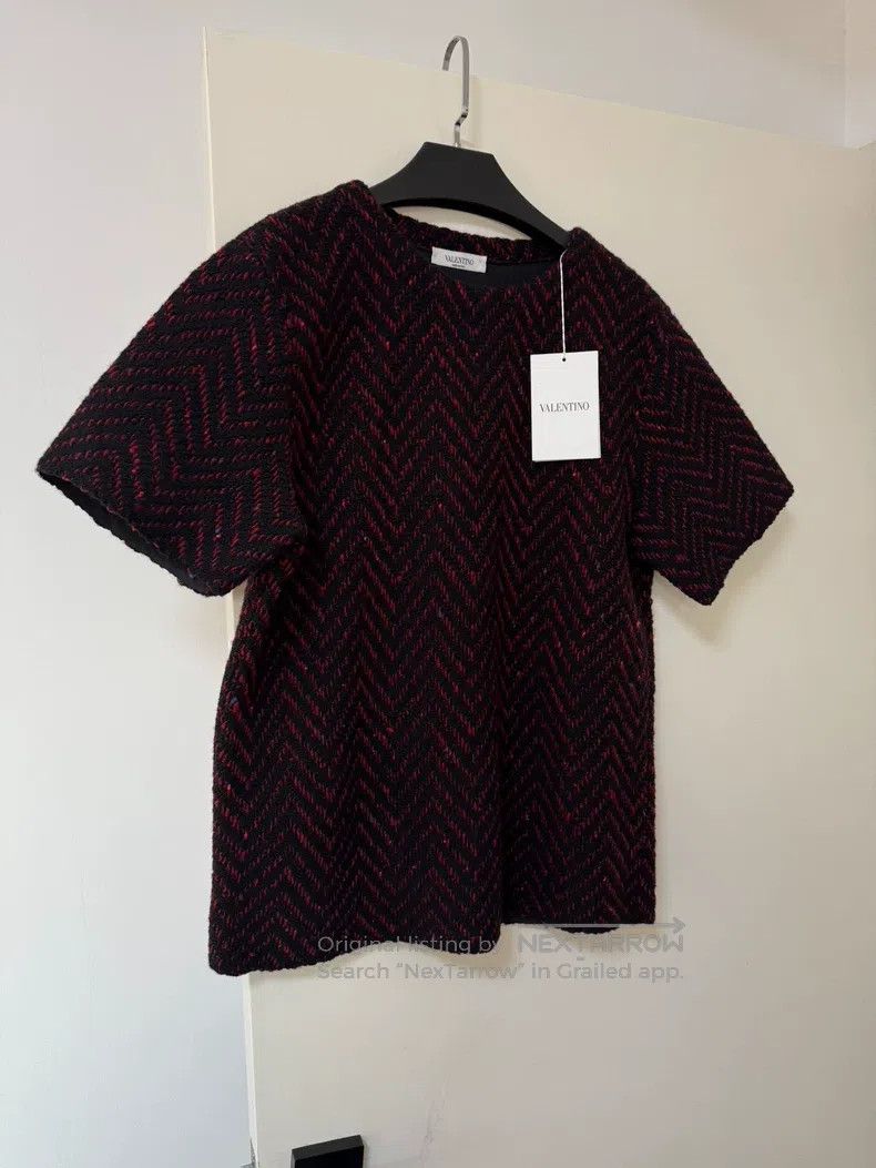 Valentino Valentino Red sweater with short sleeves Size S / US 4 / IT 40 - 2 Thumbnail