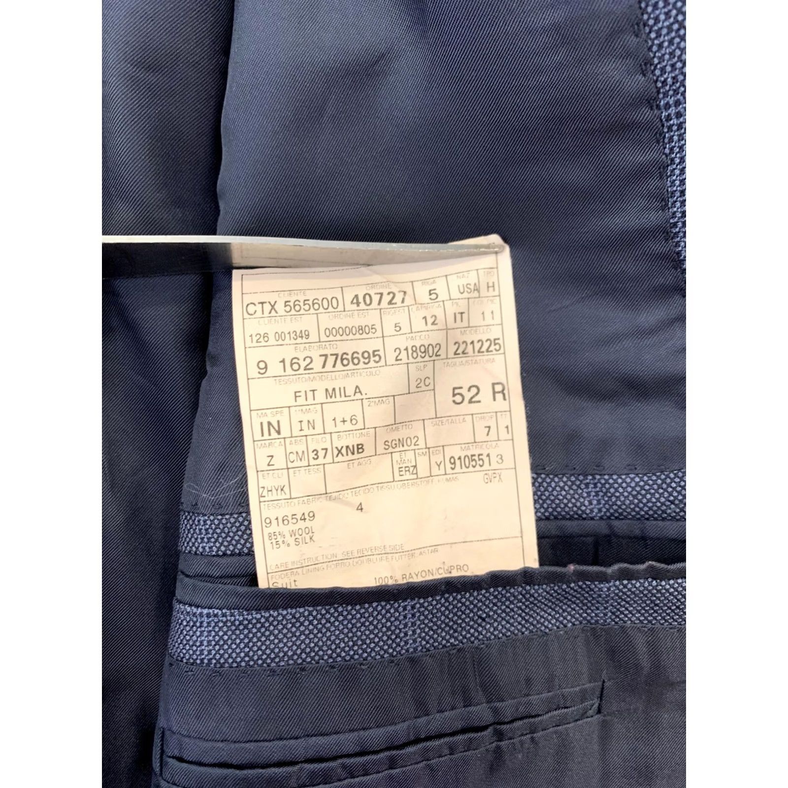 Ermenegildo Zegna Ermenegildo Zegna Trofeo 600 Blazer 42R US Mens Wool Silk Gray 2 Piece Saks Fifth Avenue Size 42R - 5 Thumbnail