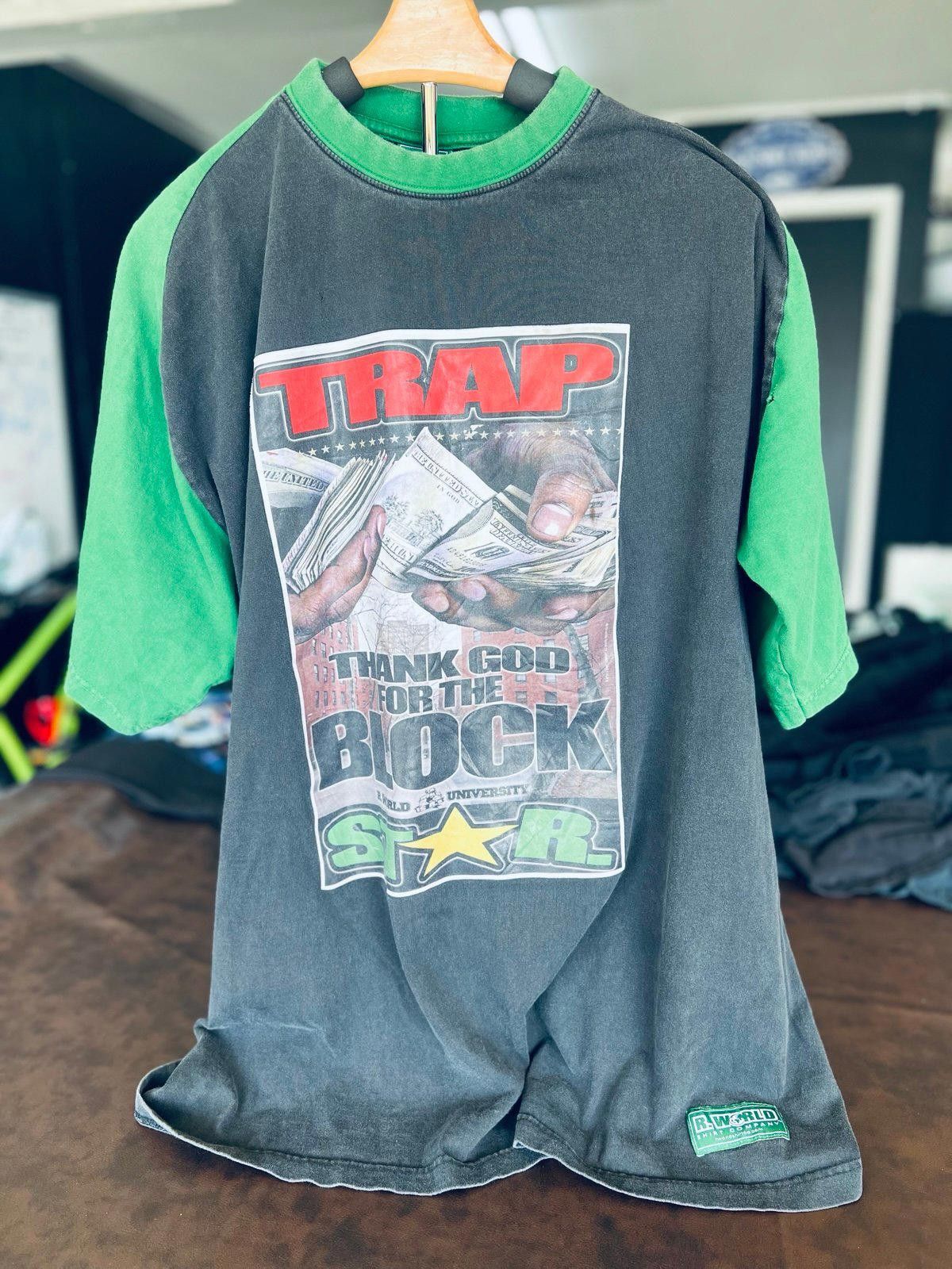 Designer R. World Trap Graphic Tee - Thank God for the Block Size US XXL / EU 58 / 5 - 1 Thumbnail
