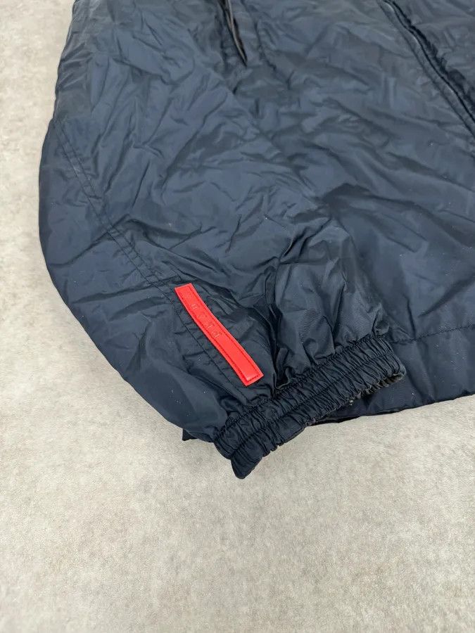 Prada 2000s Prada Linea Rossa Navy Windbreaker Jacket Size US M / EU 48-50 / 2 - 9 Thumbnail