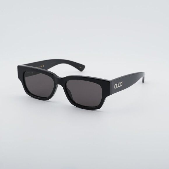 Gucci Gucci GG1794S 001 Sunglasses Black Square Frame, Grey Lenses Size ONE SIZE - 1 Thumbnail