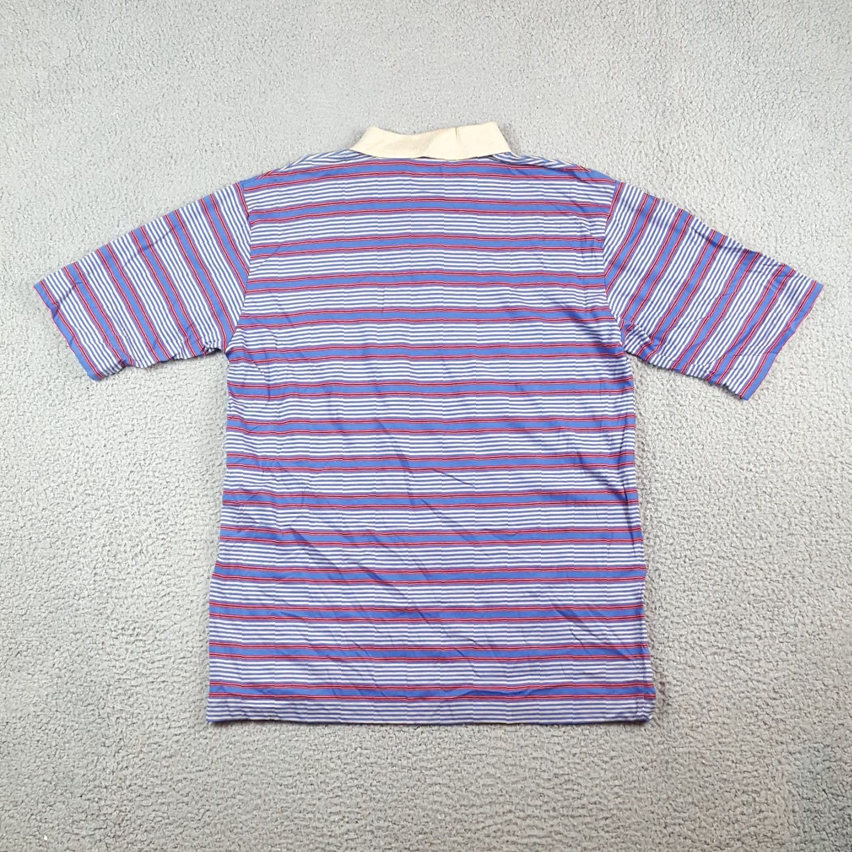 Beverly Hills Polo Club VINTAGE Beverly Hills Polo Club Polo Shirt Men L Striped Grunge Skater Preppy 90s Beachddk? Size US L / EU 52-54 / 3 - 6 Thumbnail