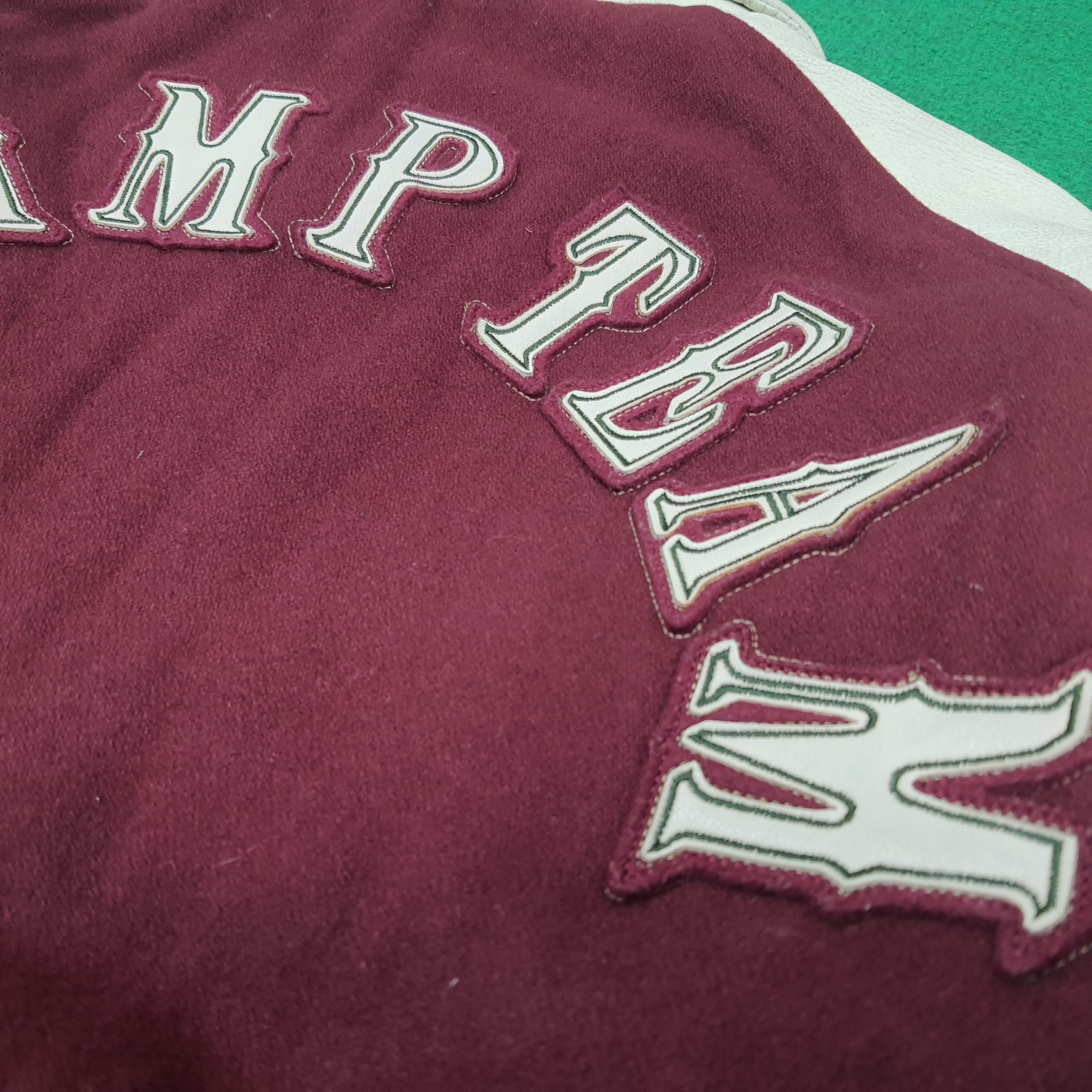 Vintage Vintage 90s ixi:z Retro Urban Wool Leather Baseball C295N22 Size US M / EU 48-50 / 2 - 6 Thumbnail