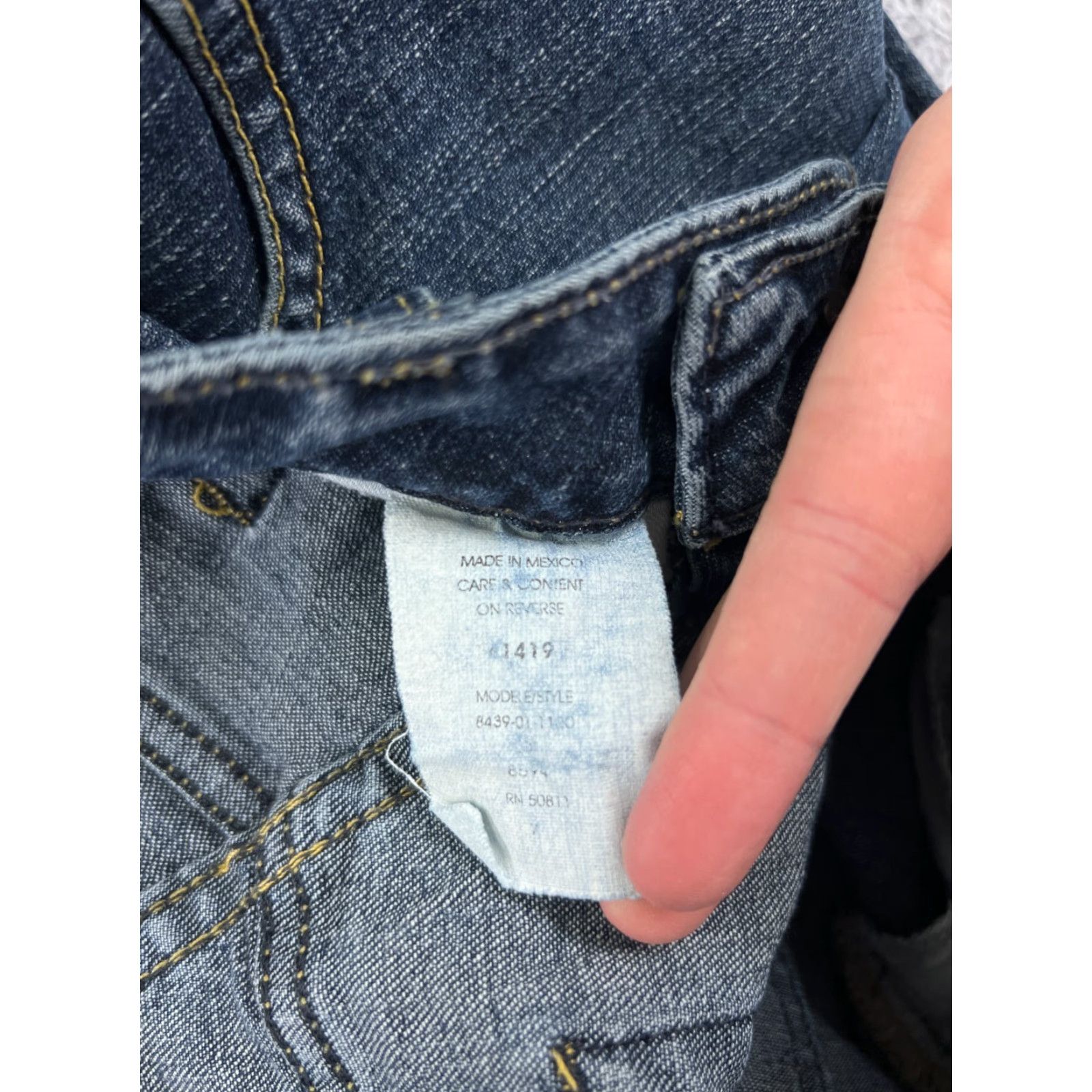 Anchor Blue AnchorBlue Jeans Womens 7 Denim Bootcut Slim Low Rise 5-Pocket Blue Cotton Blend Denim Vintage No Size 28" / US 6 / IT 42 - 4 Thumbnail