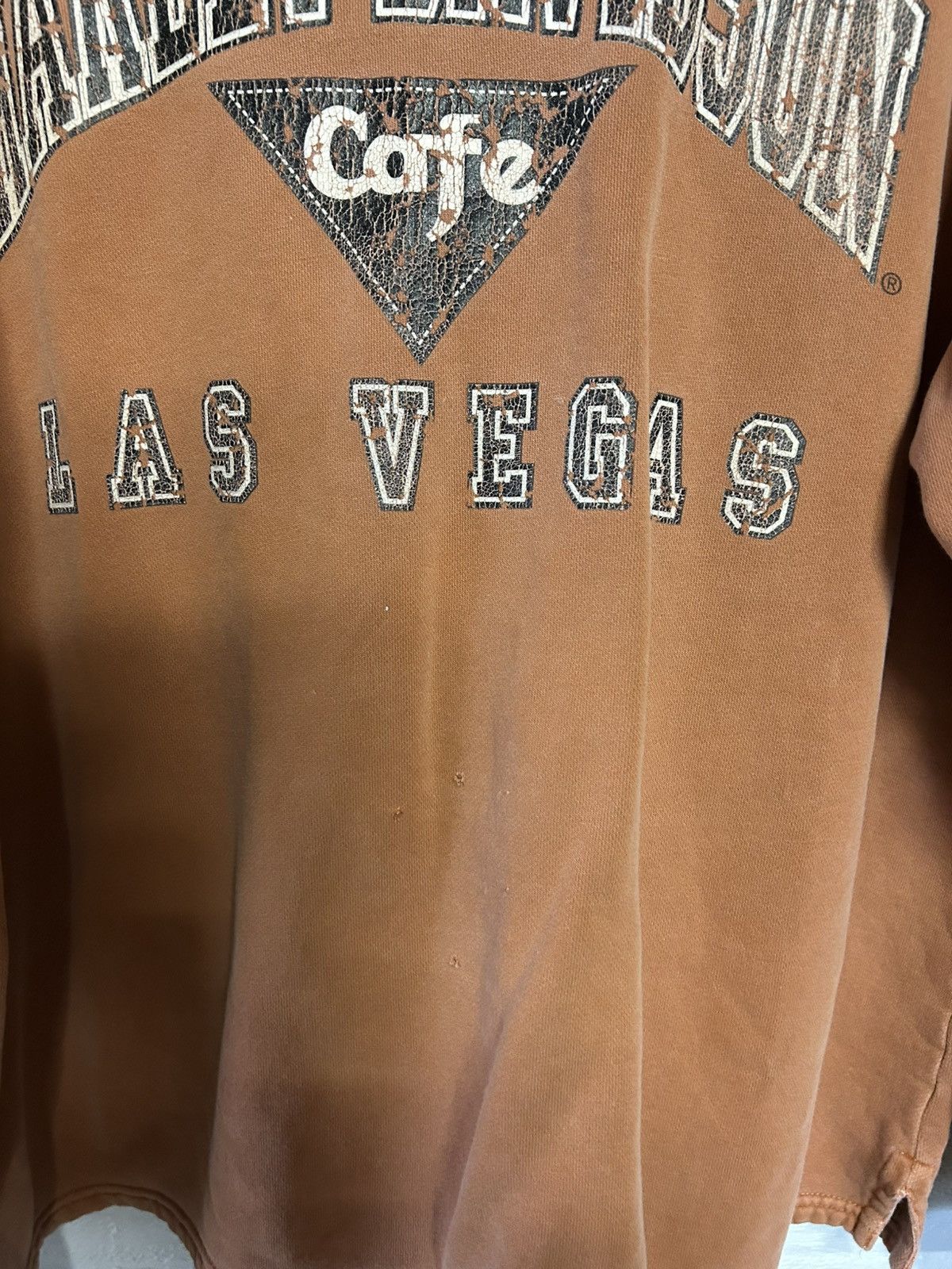 Harley Davidson Harley Davidson Cafe Vintage 90’s Distressed Crewneck Size US XL / EU 56 / 4 - 3 Thumbnail