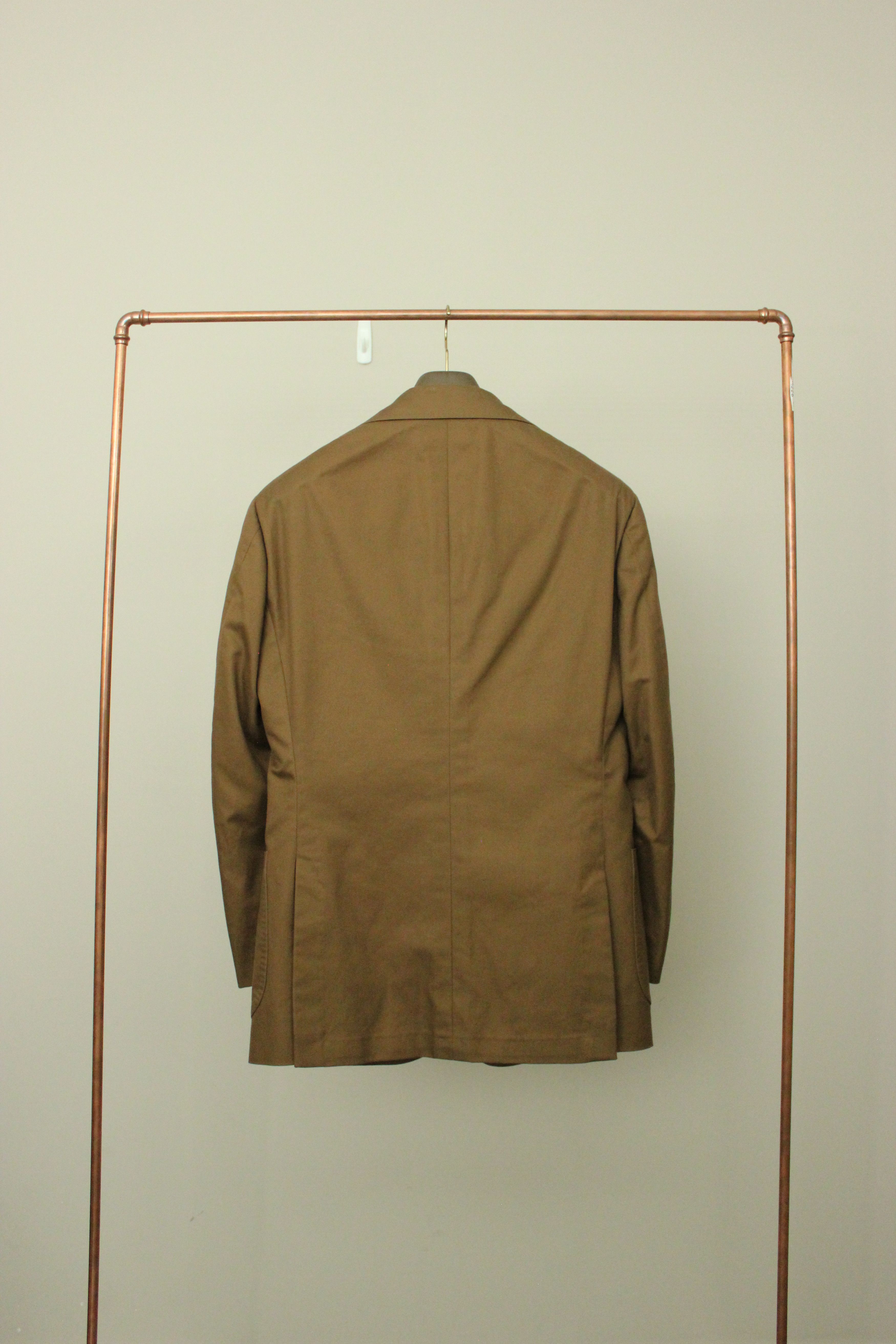 Ring Jacket Lamarche 100% Cotton Suit Toffee Size 36R - 3 Thumbnail