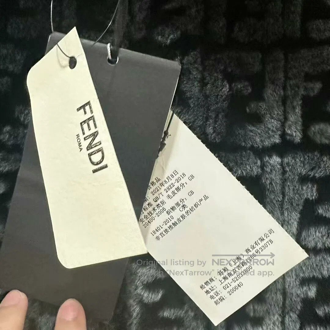 Fendi Fendi Double F Print Shearling Jacket. Size L / US 10 / IT 46 - 5 Thumbnail