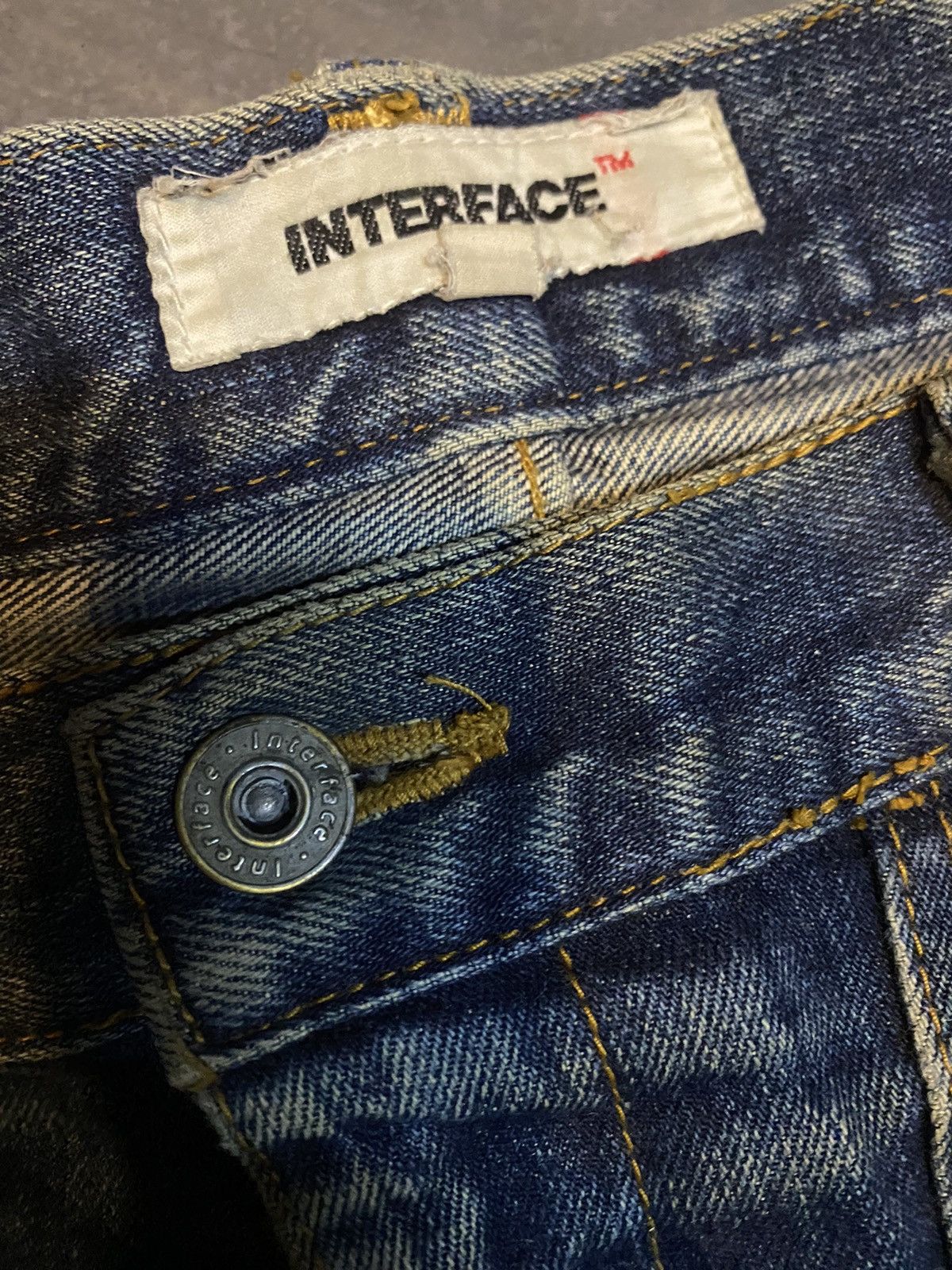 Hysteric Glamour Japanese distressed denim patchwork Size US 34 / EU 50 - 7 Thumbnail