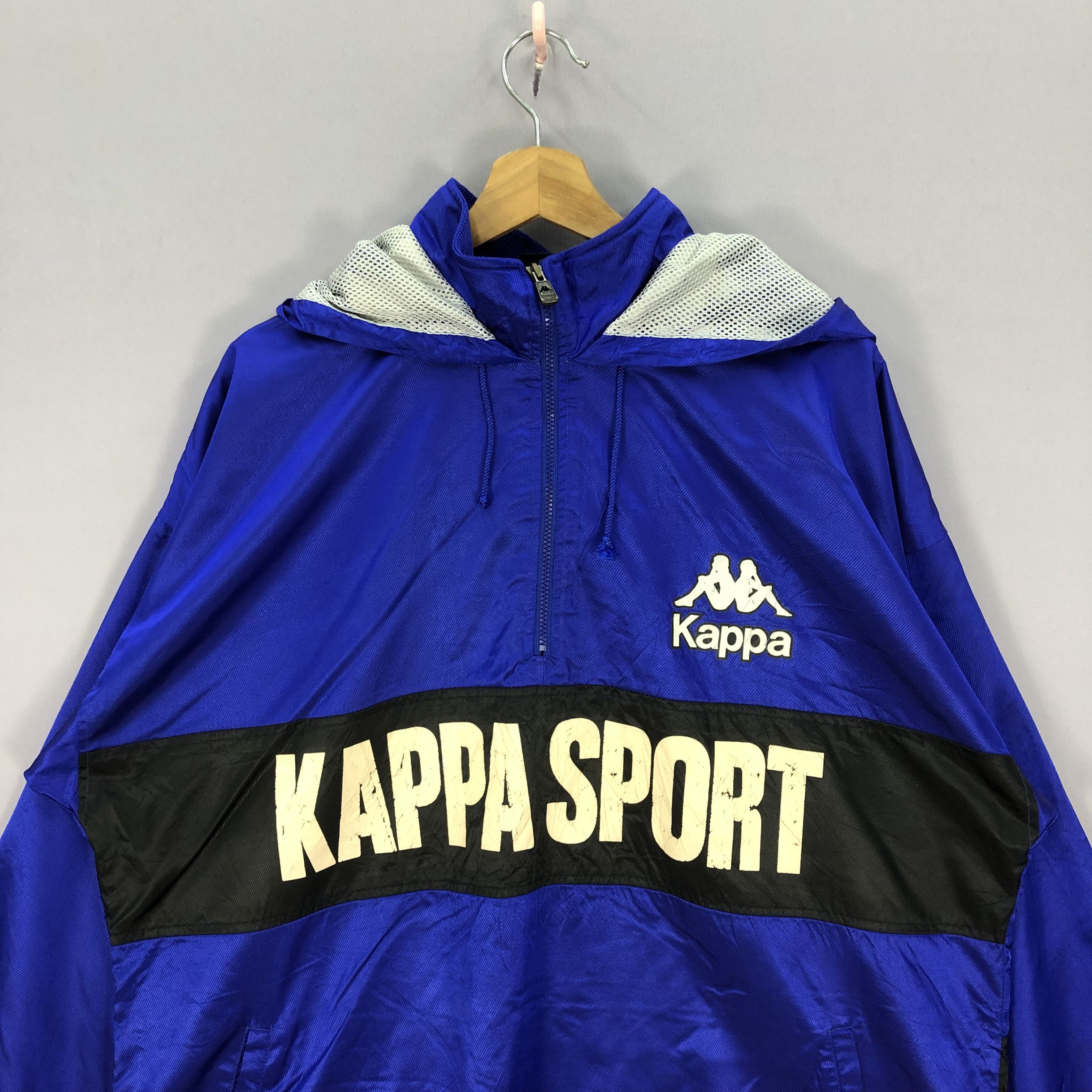 Kappa × Vintage Vintage Kappa Pullover Windbreaker Hooded Jacket Size US L / EU 52-54 / 3 - 2 Thumbnail