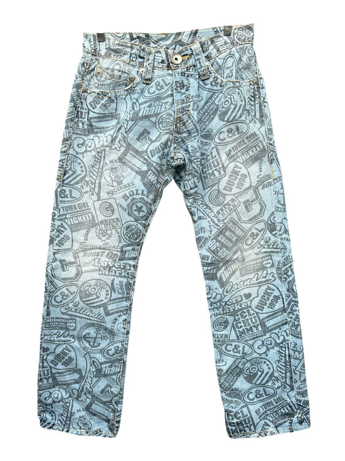 Hysteric Glamour 🔥🔥🔥Co&Lu Full Printed Denim Jeans Size US 30 / EU 46 - 1 Thumbnail