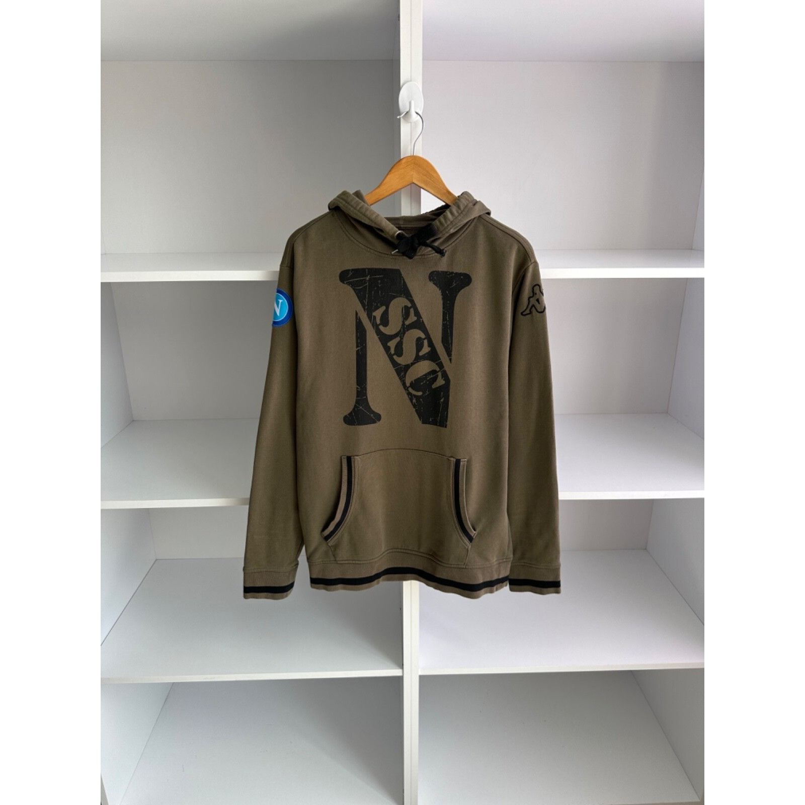 Kappa VTG Kappa Napoli Football Club Big Logo Hoodie Size US L / EU 52-54 / 3 - 1 Thumbnail