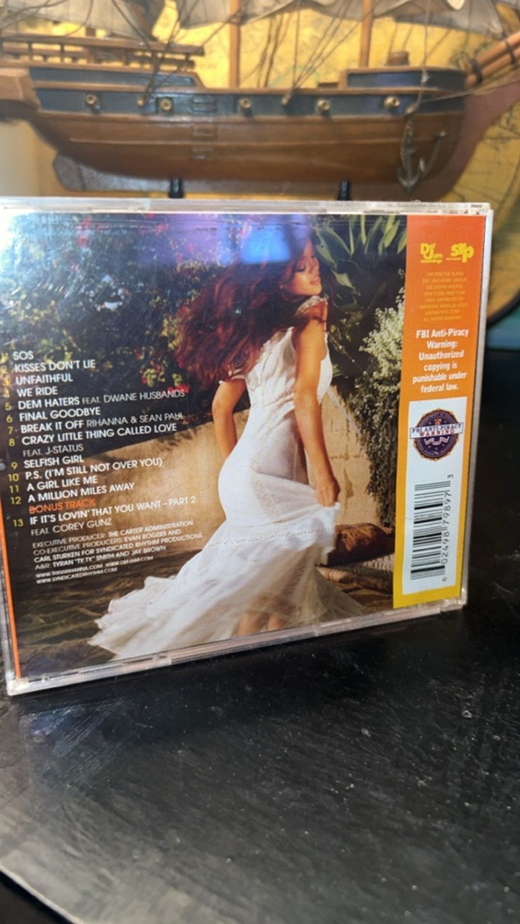 Rihanna Female Rihanna A Girl Like Me CD One Size Brown White Size ONE SIZE - 2 Thumbnail