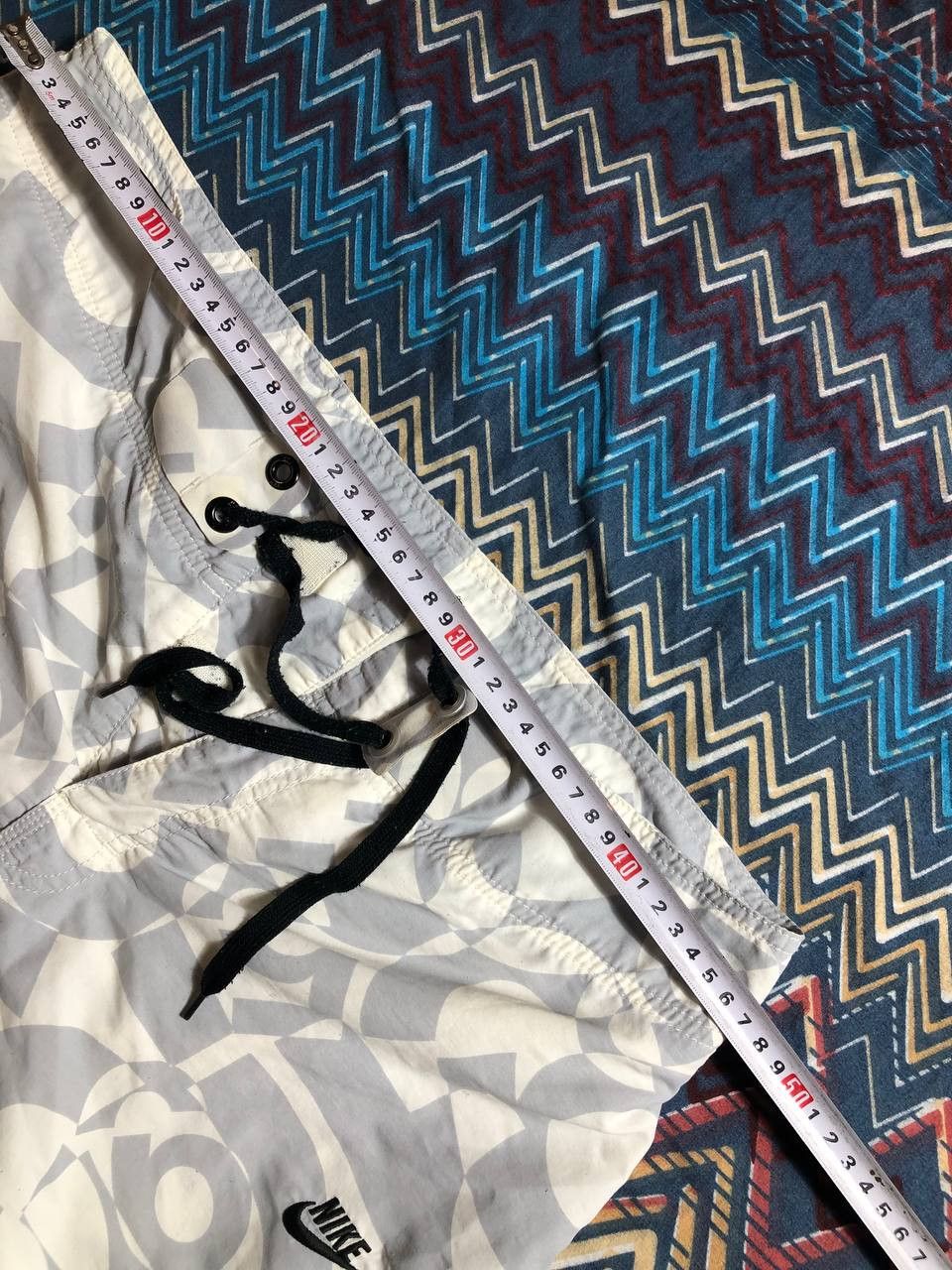 Nike × Vintage Vintage Nke Y2K Swimming Surf Shorts Size 33 Size US 33 - 6 Thumbnail