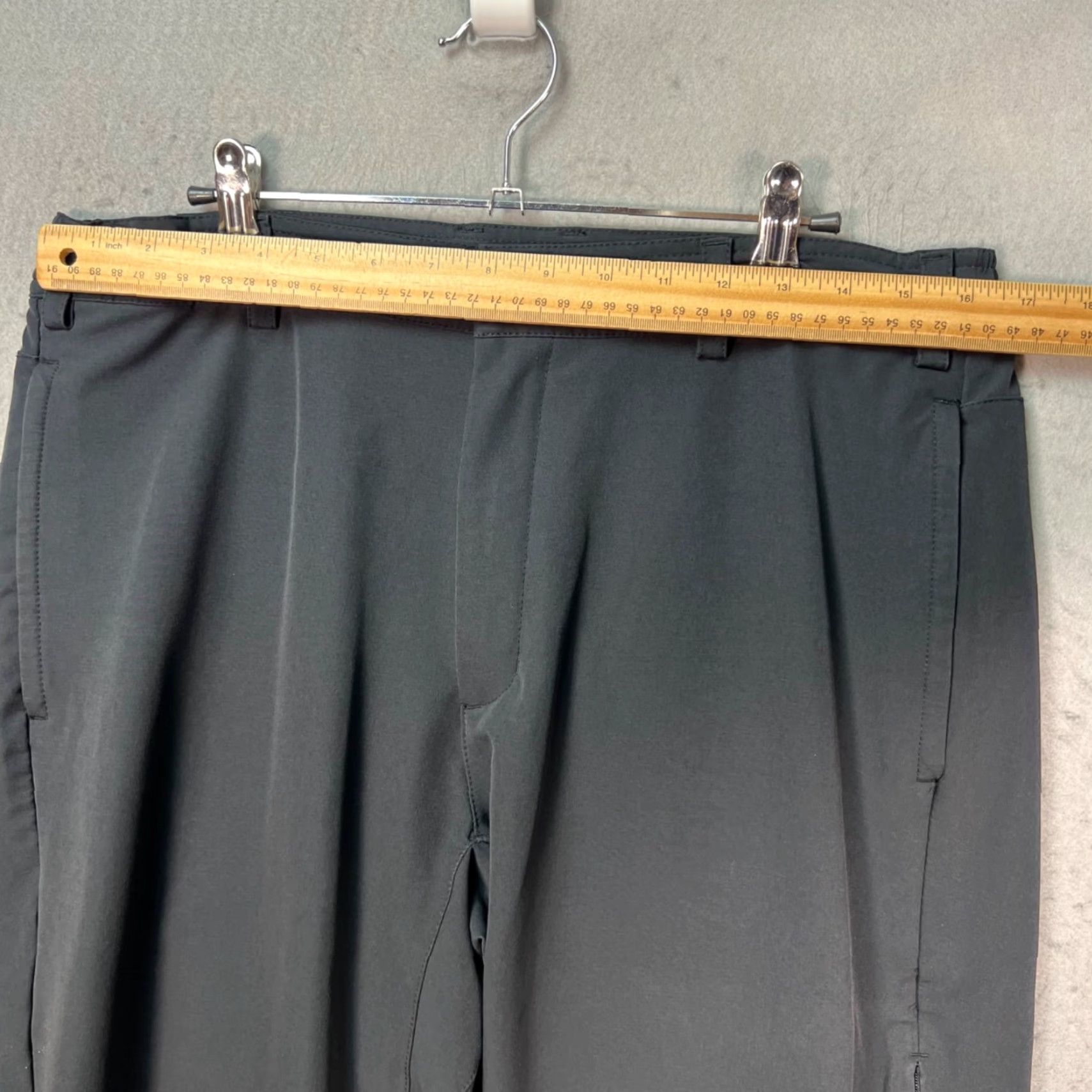 Vintage Mack Weldon Mens Pants Size L Black Drawstring Tapered Leg Chino 29in Inseam Casual Size US 33 - 4 Thumbnail